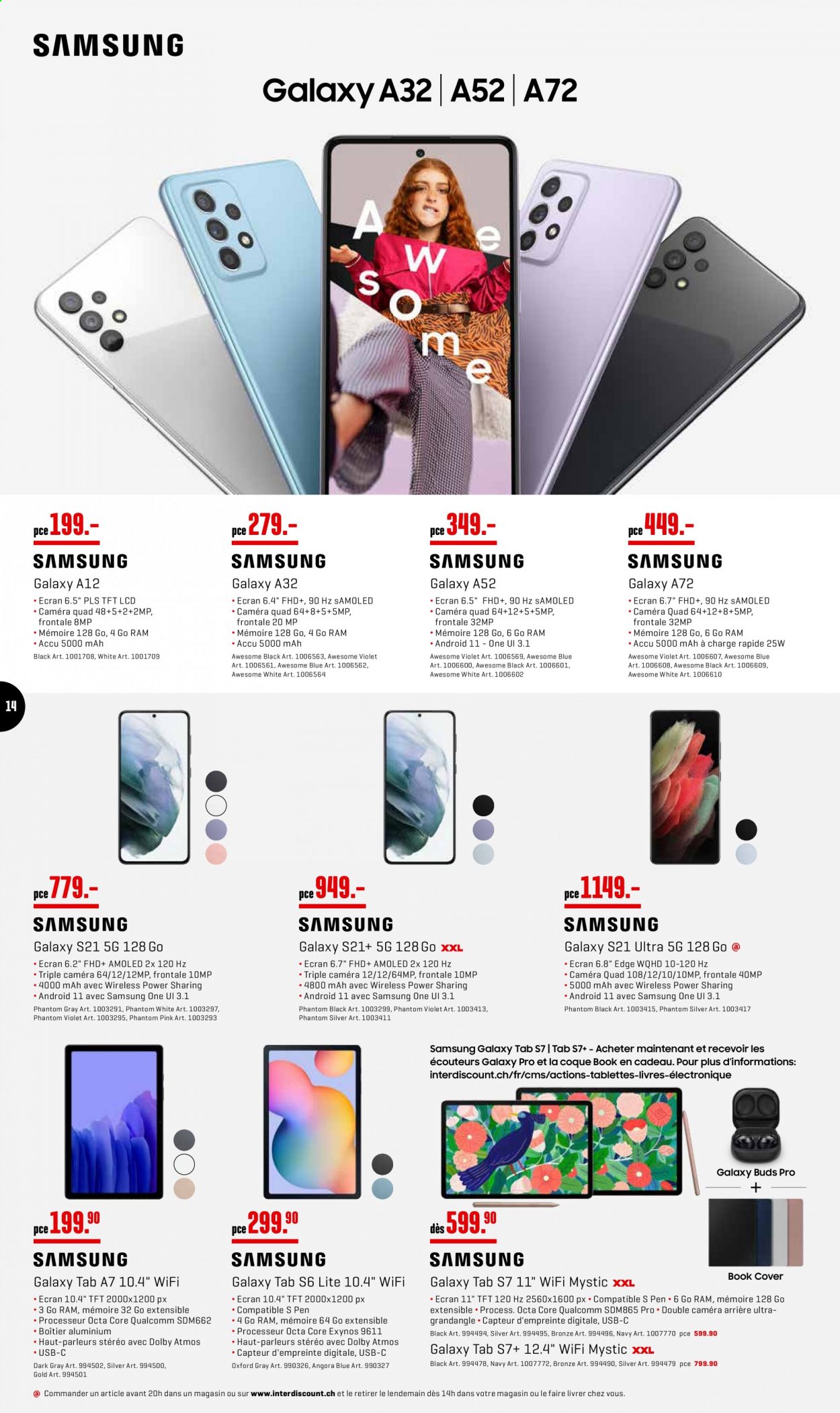 Volantino Interdiscount - 30.8.2021 - 5.9.2021. Pagina 14