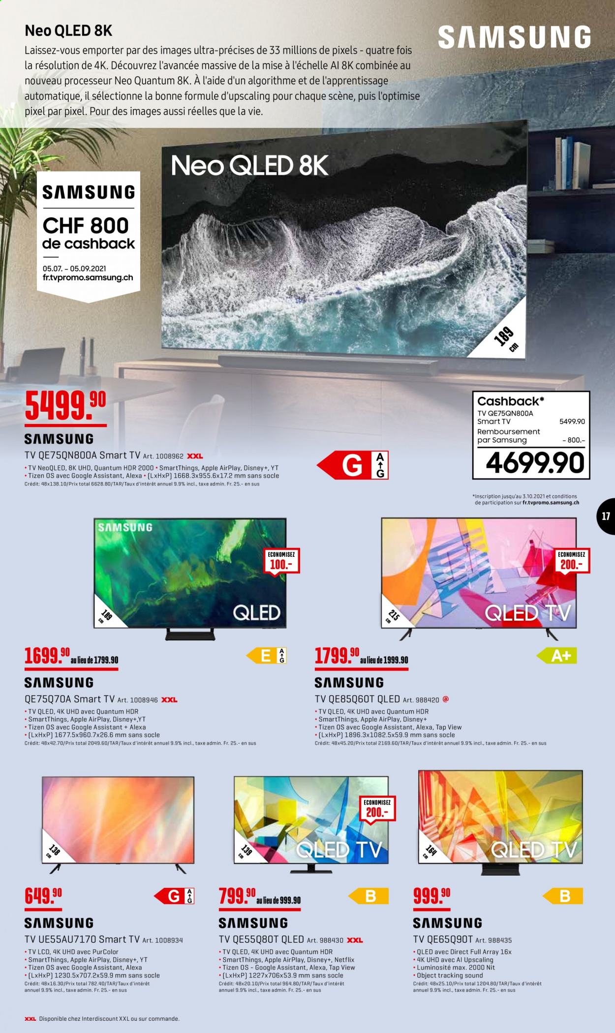 Volantino Interdiscount - 30.8.2021 - 5.9.2021. Pagina 17