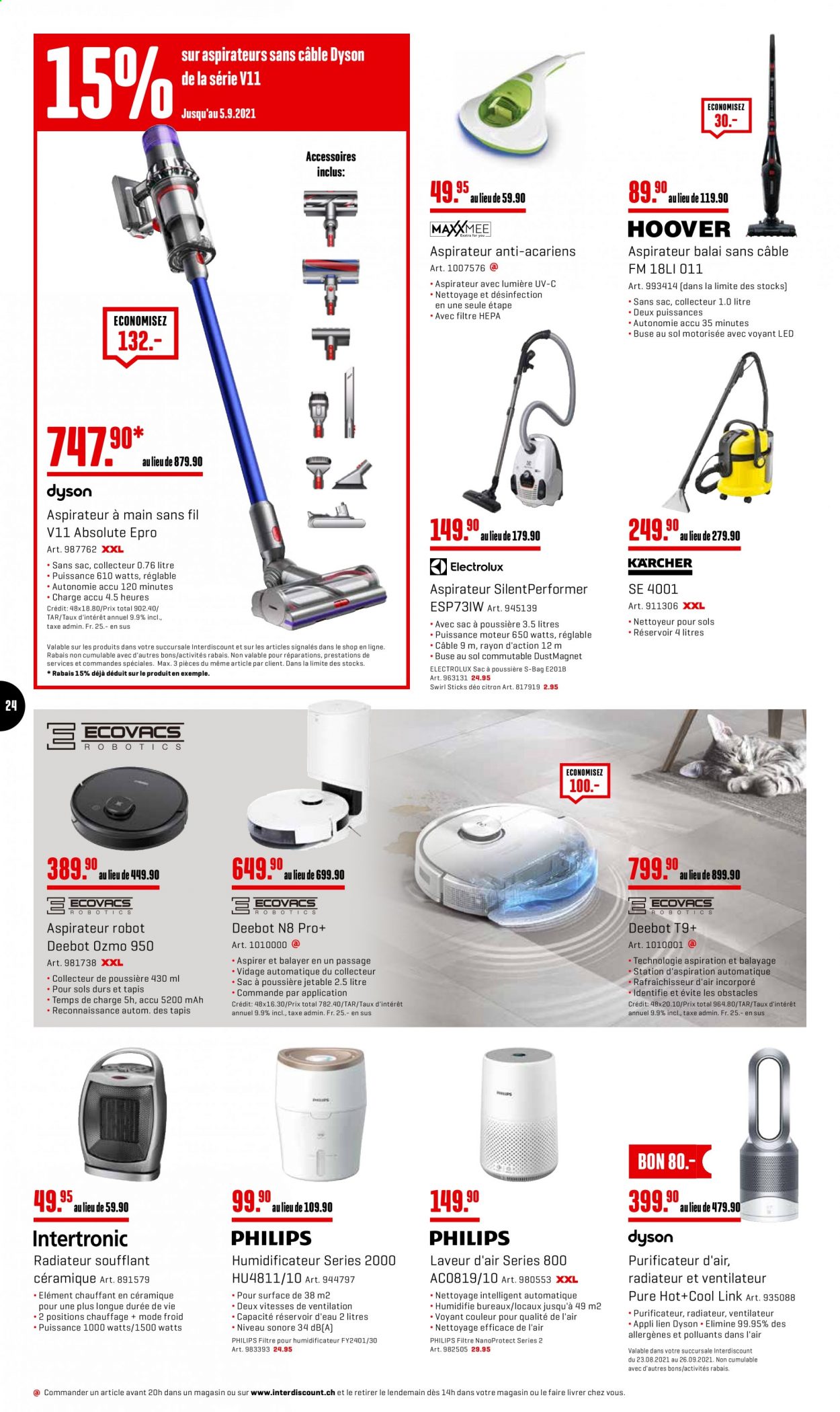 Volantino Interdiscount - 30.8.2021 - 5.9.2021. Pagina 24
