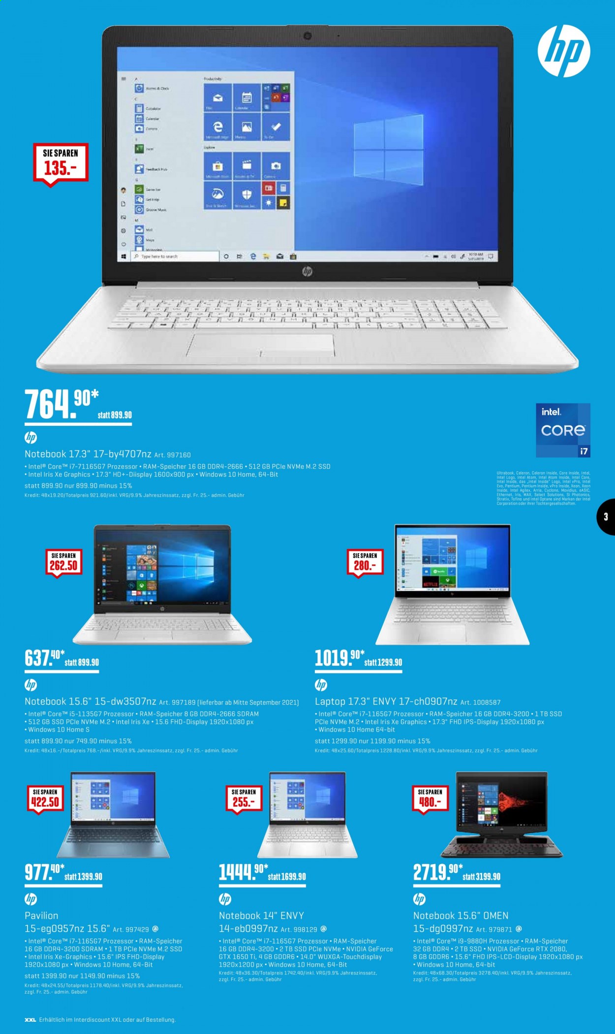 Volantino Interdiscount - 30.8.2021 - 1.9.2021. Pagina 3