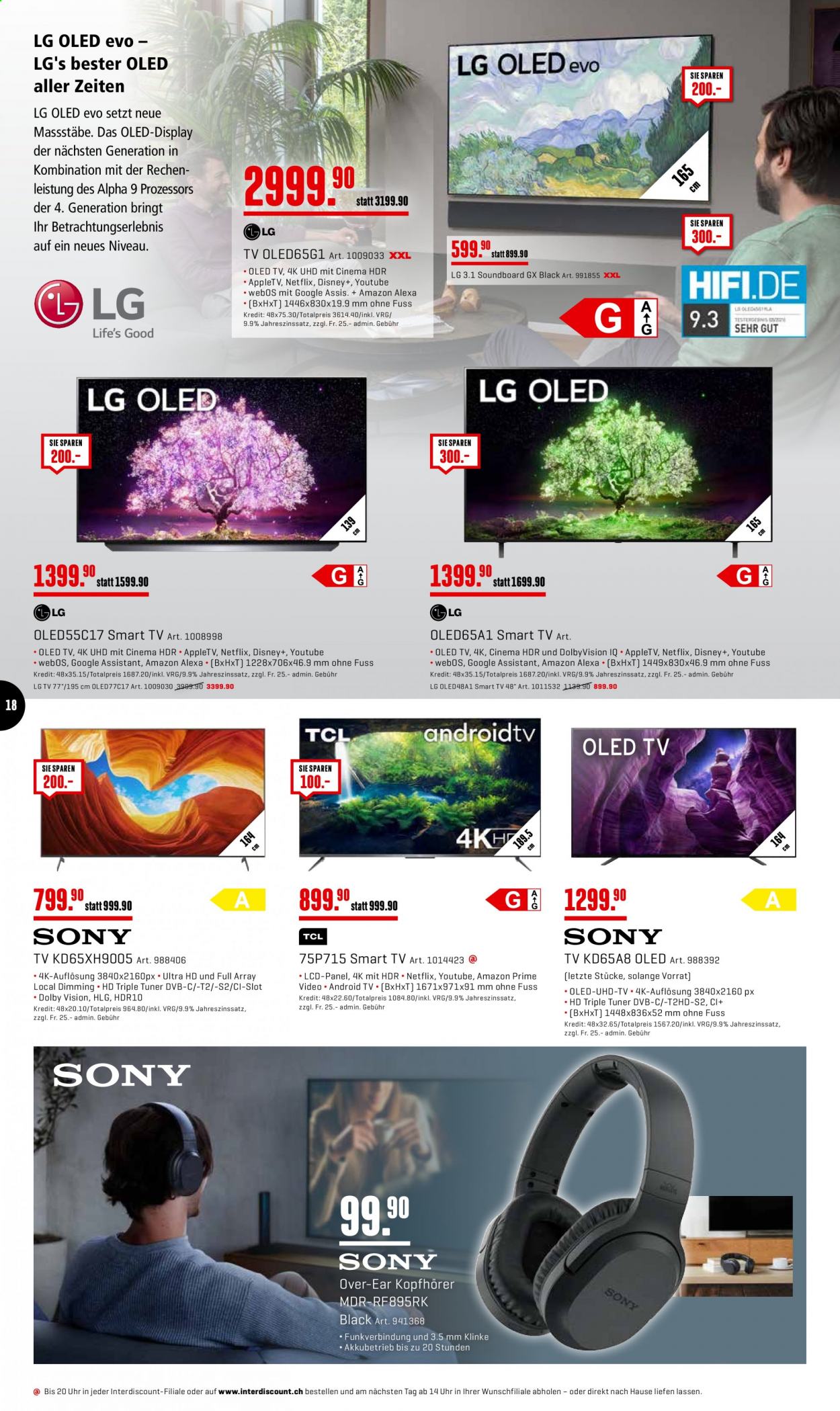 Volantino Interdiscount - 30.8.2021 - 1.9.2021. Pagina 18
