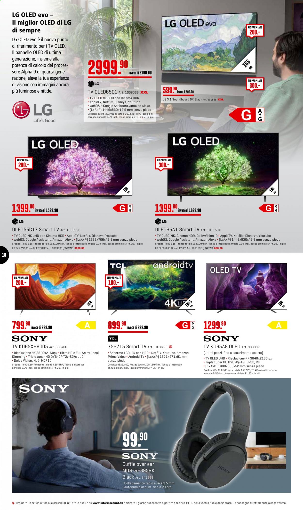 Volantino Interdiscount - 30.8.2021 - 5.9.2021. Pagina 18