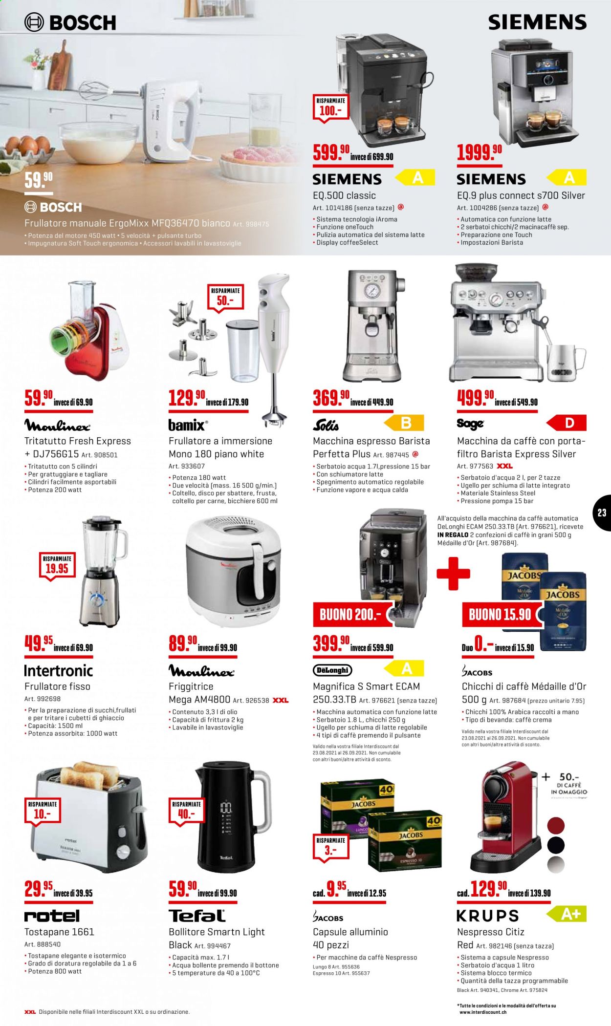 Volantino Interdiscount - 30.8.2021 - 5.9.2021. Pagina 23