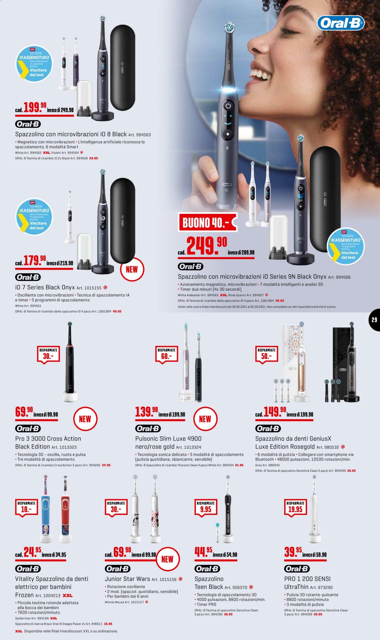 Volantino Interdiscount - 30.8.2021 - 5.9.2021. Pagina 29