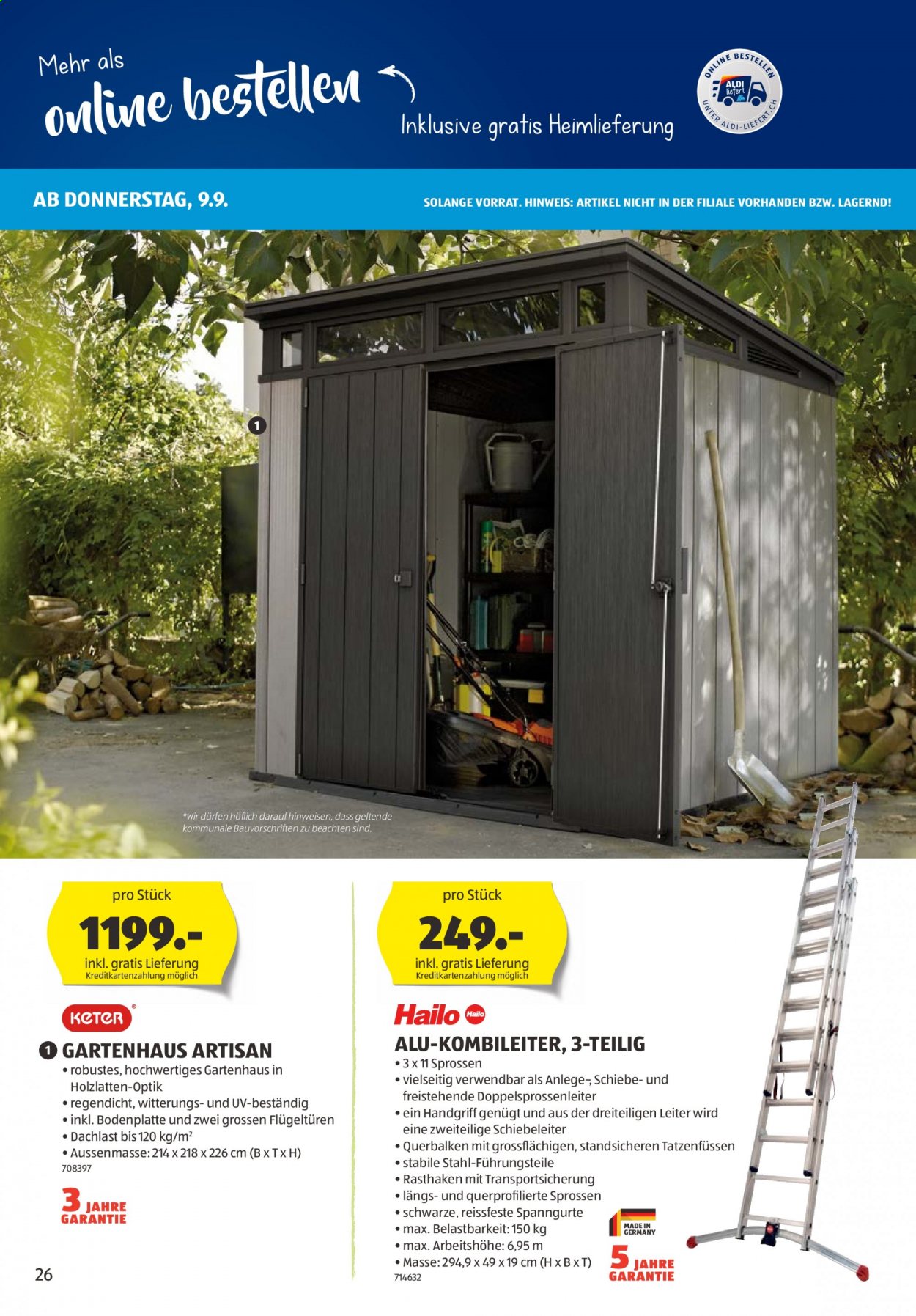 Prospekt Aldi - 9.9.2021 - 15.9.2021. Seite 26