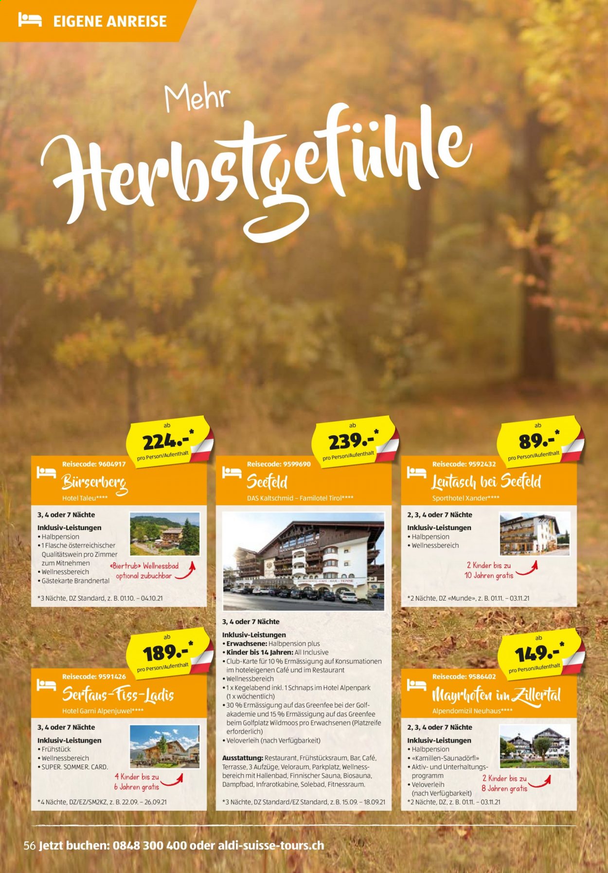 Prospekt Aldi - 9.9.2021 - 15.9.2021. Seite 56