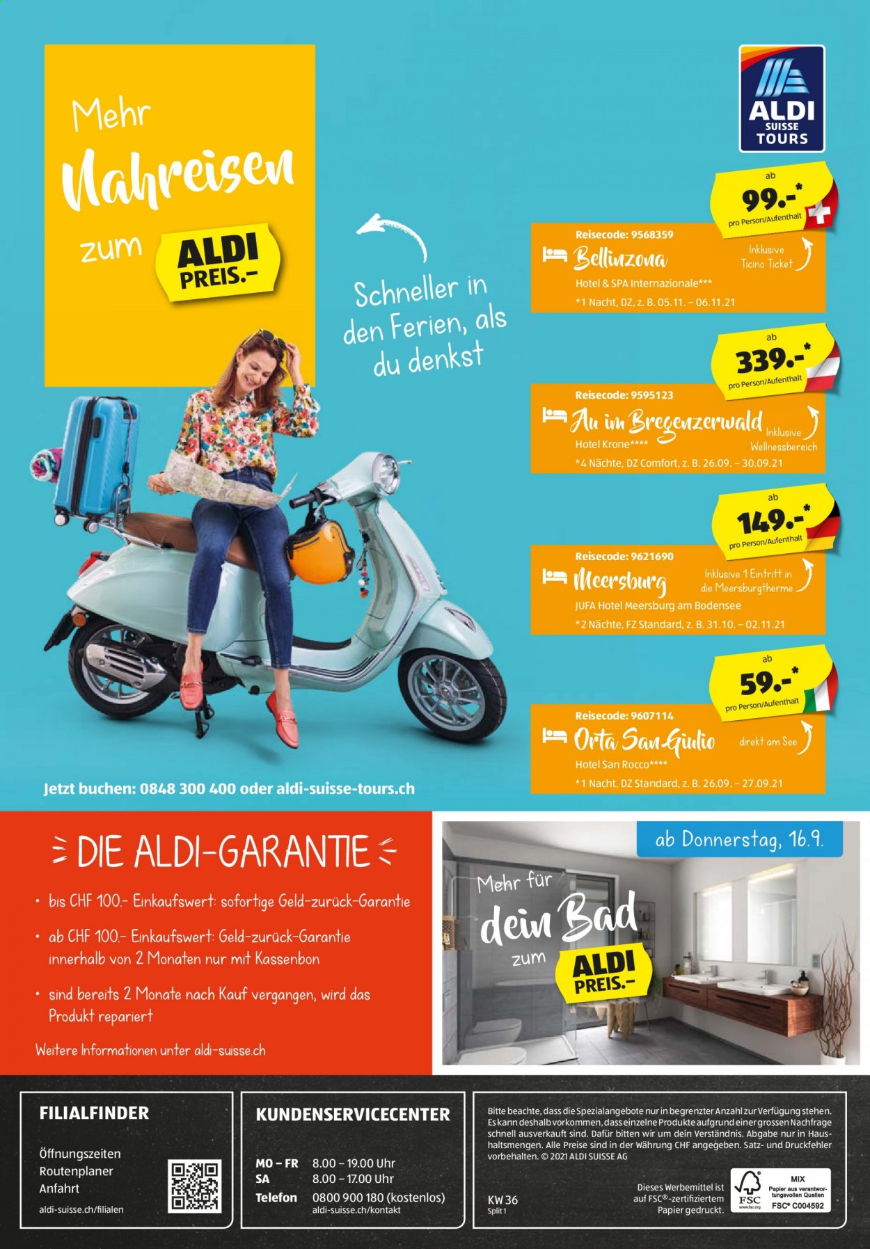 Prospekt Aldi - 9.9.2021 - 15.9.2021. Seite 72