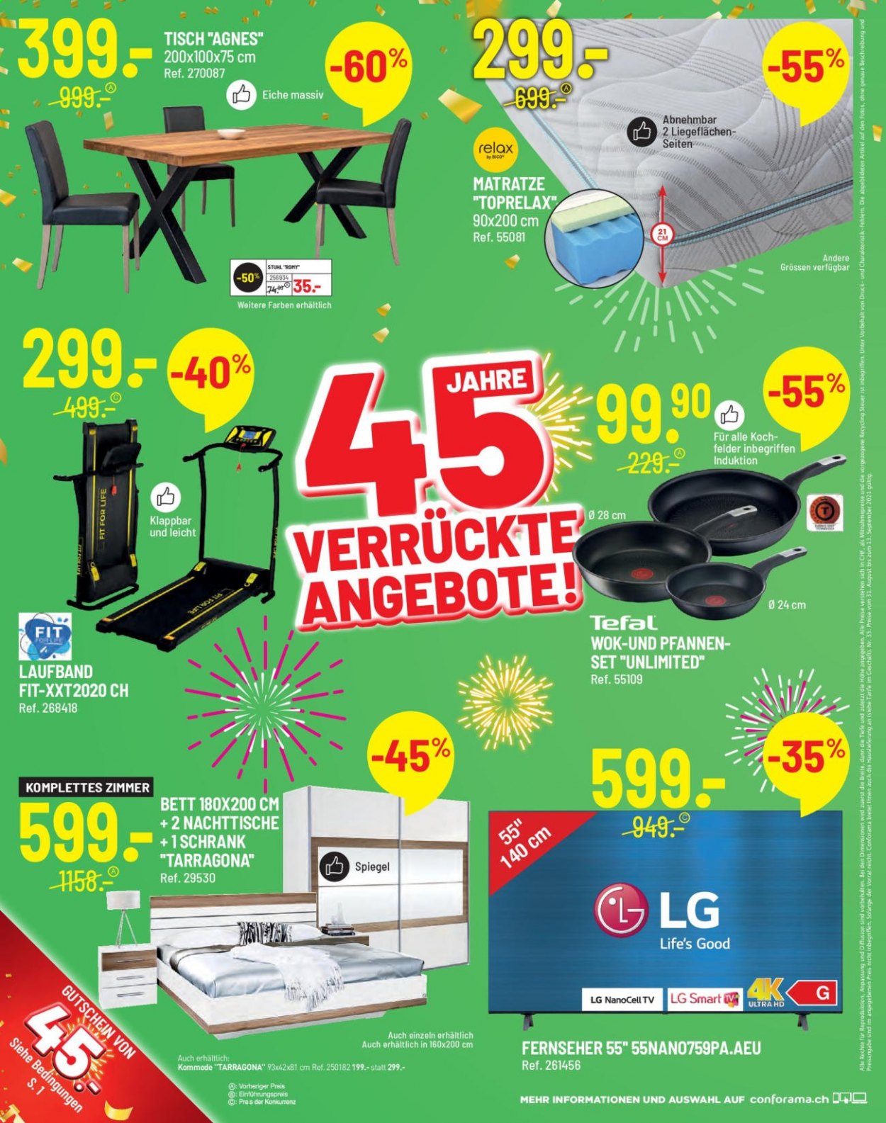 Volantino Conforama - 31.8.2021 - 13.9.2021. Pagina 12