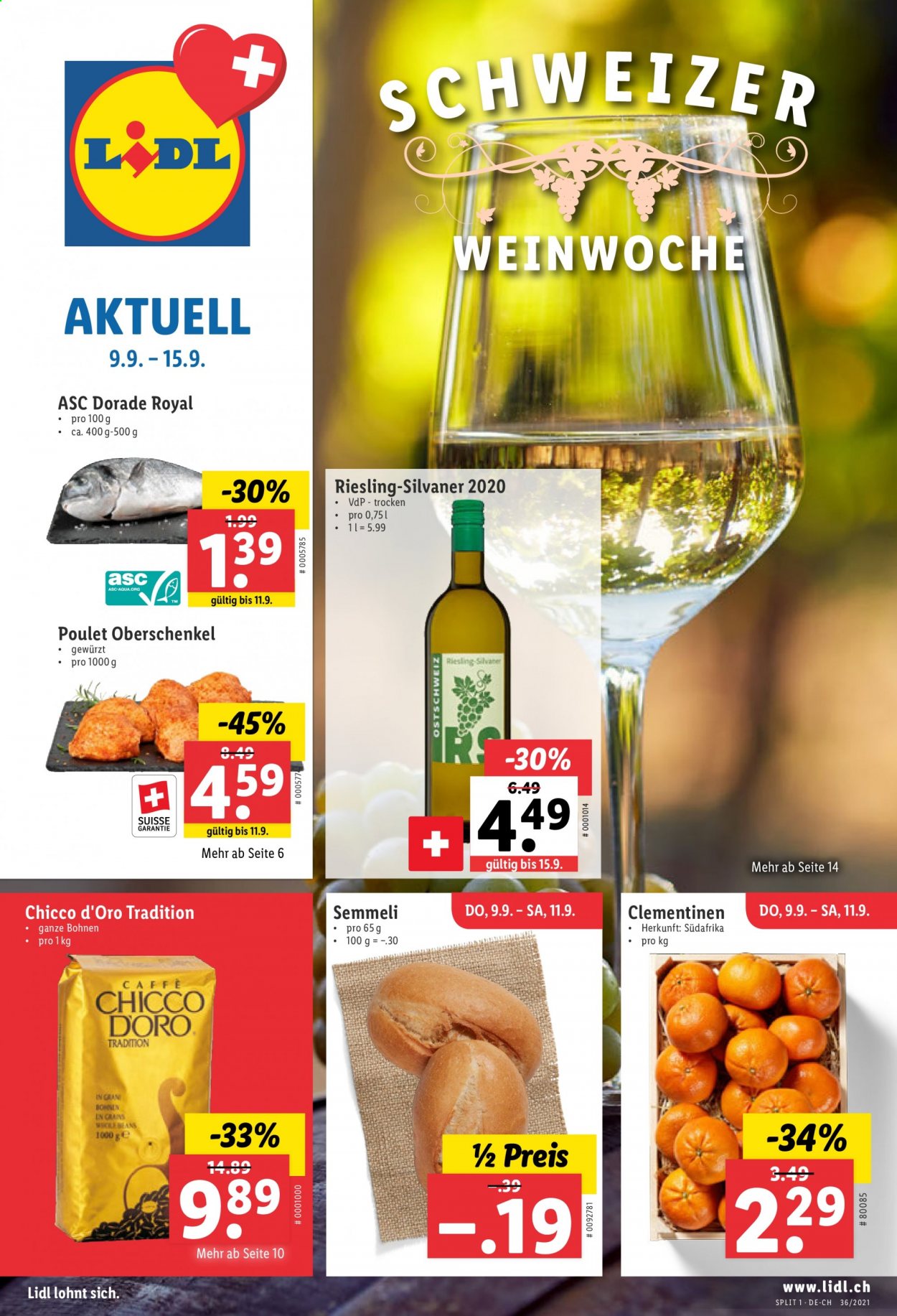 Prospekt Lidl - 9.9.2021 - 15.9.2021. Seite 1