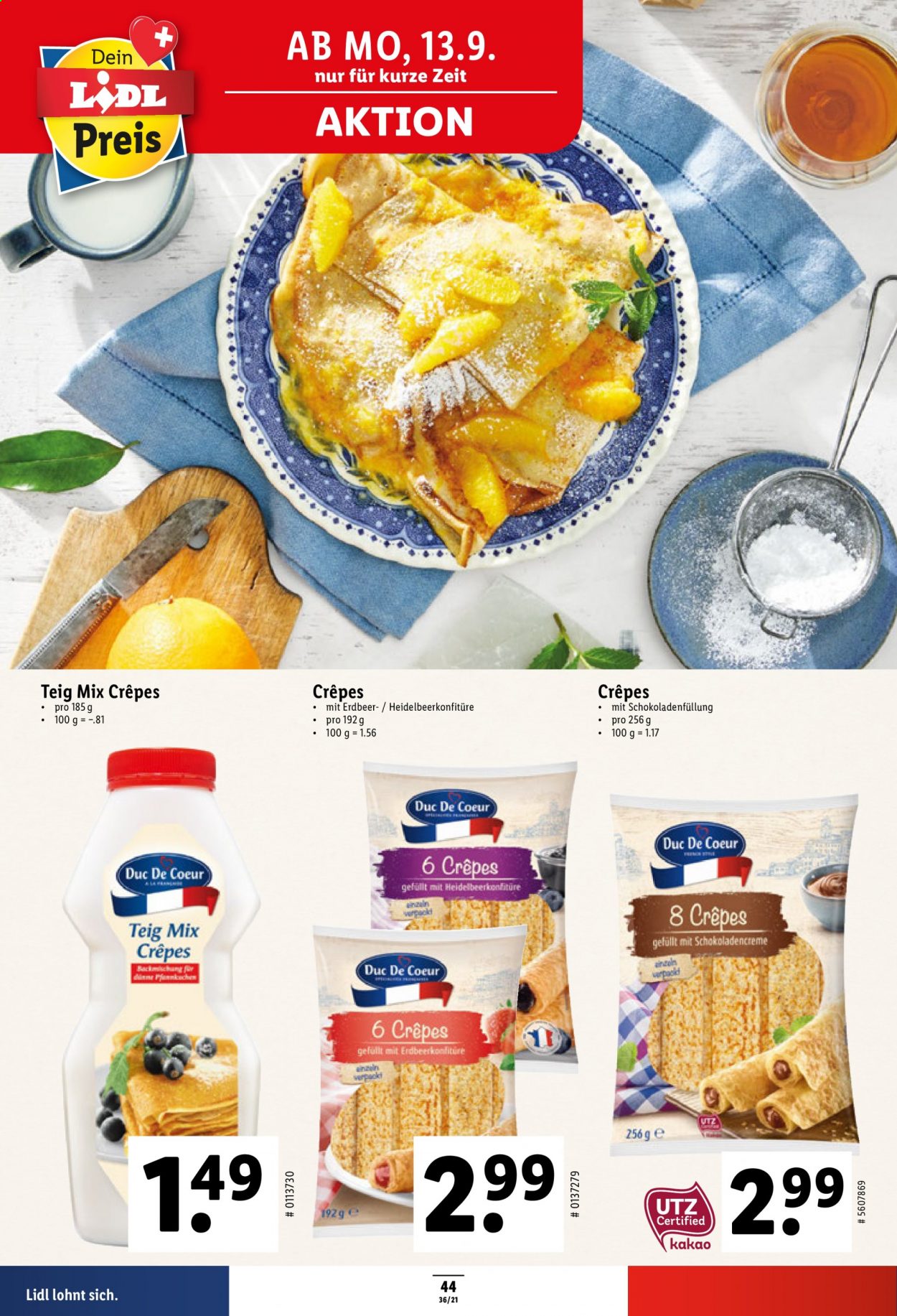 Prospekt Lidl - 9.9.2021 - 15.9.2021. Seite 44