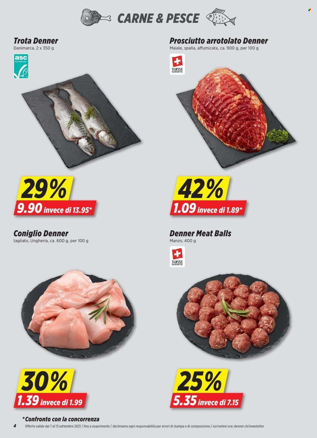 Volantino Denner - 7.9.2021 - 13.9.2021. Pagina 4