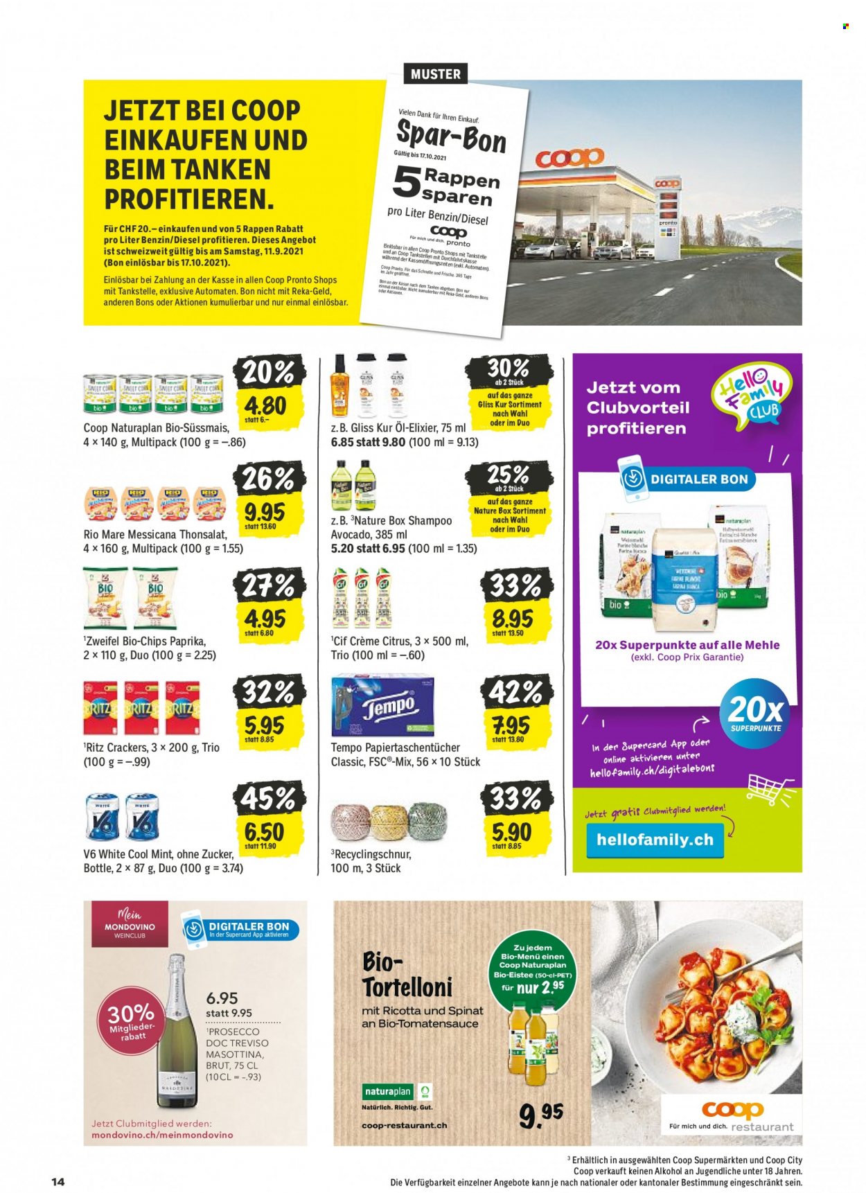 Prospekt Coop - 7.9.2021 - 11.9.2021. Seite 14