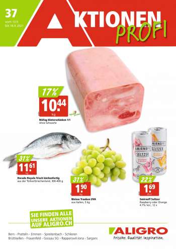 Volantino ALIGRO - 13.9.2021 - 18.9.2021.