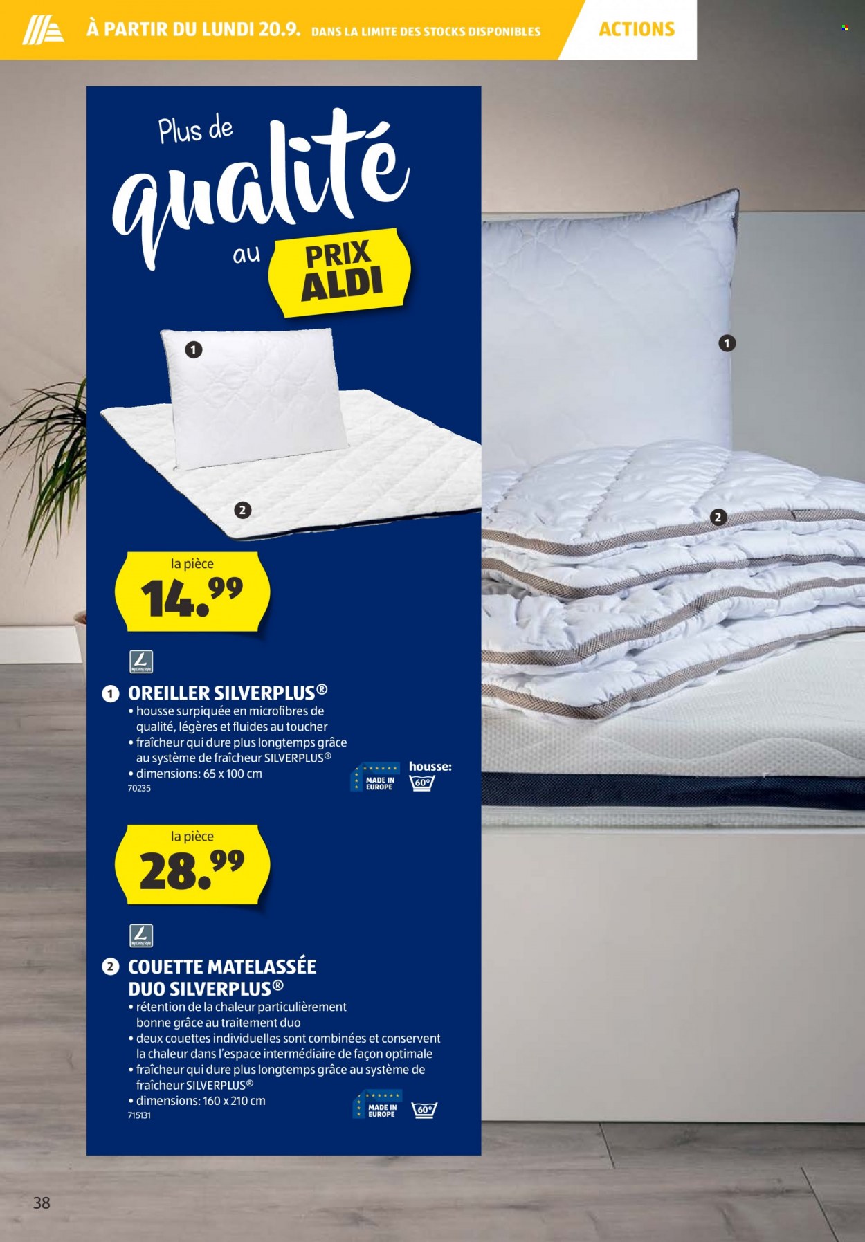 Prospekt Aldi - 16.9.2021 - 22.9.2021. Seite 38