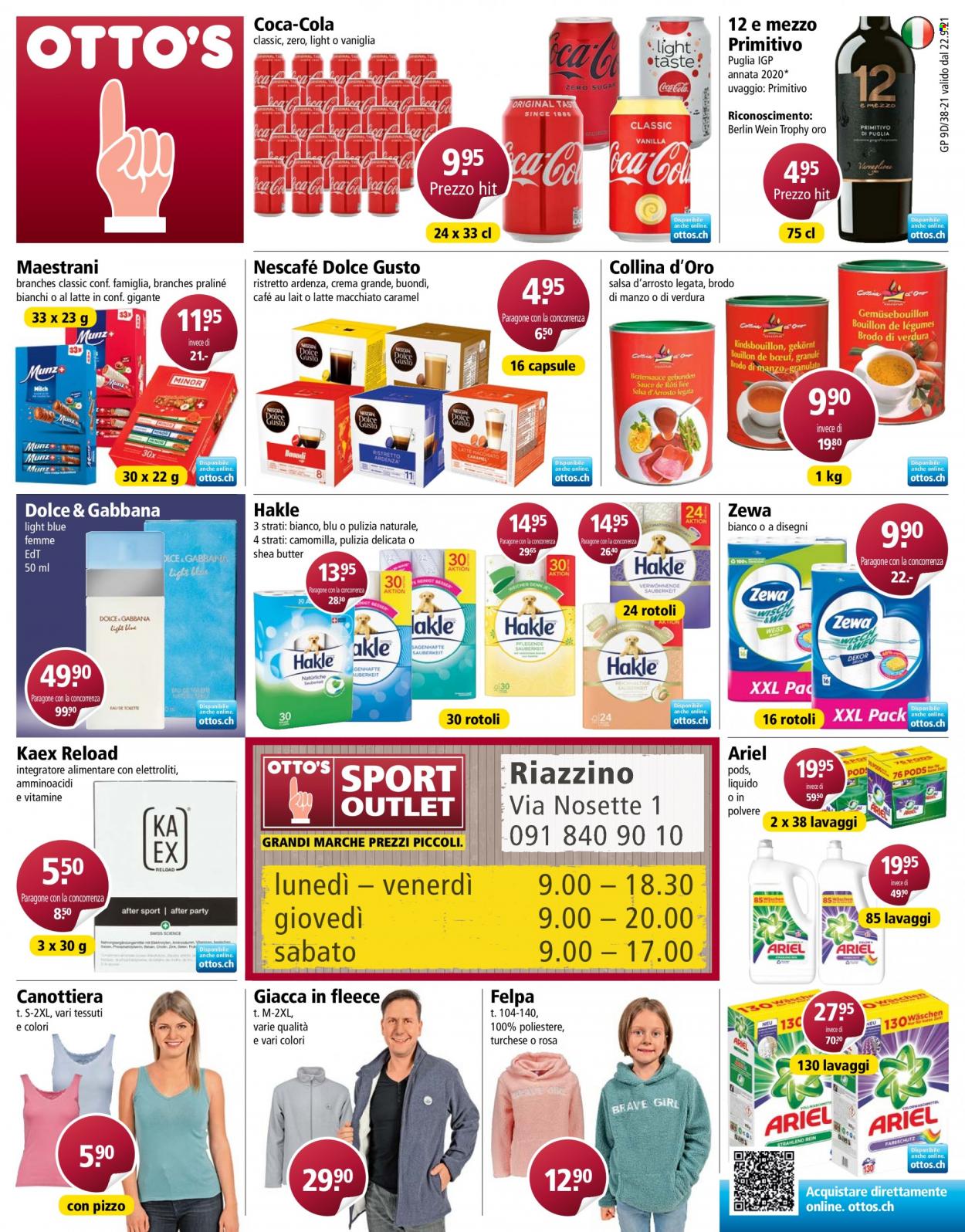 Volantino Otto's - 22.9.2021 - 28.9.2021. Pagina 1