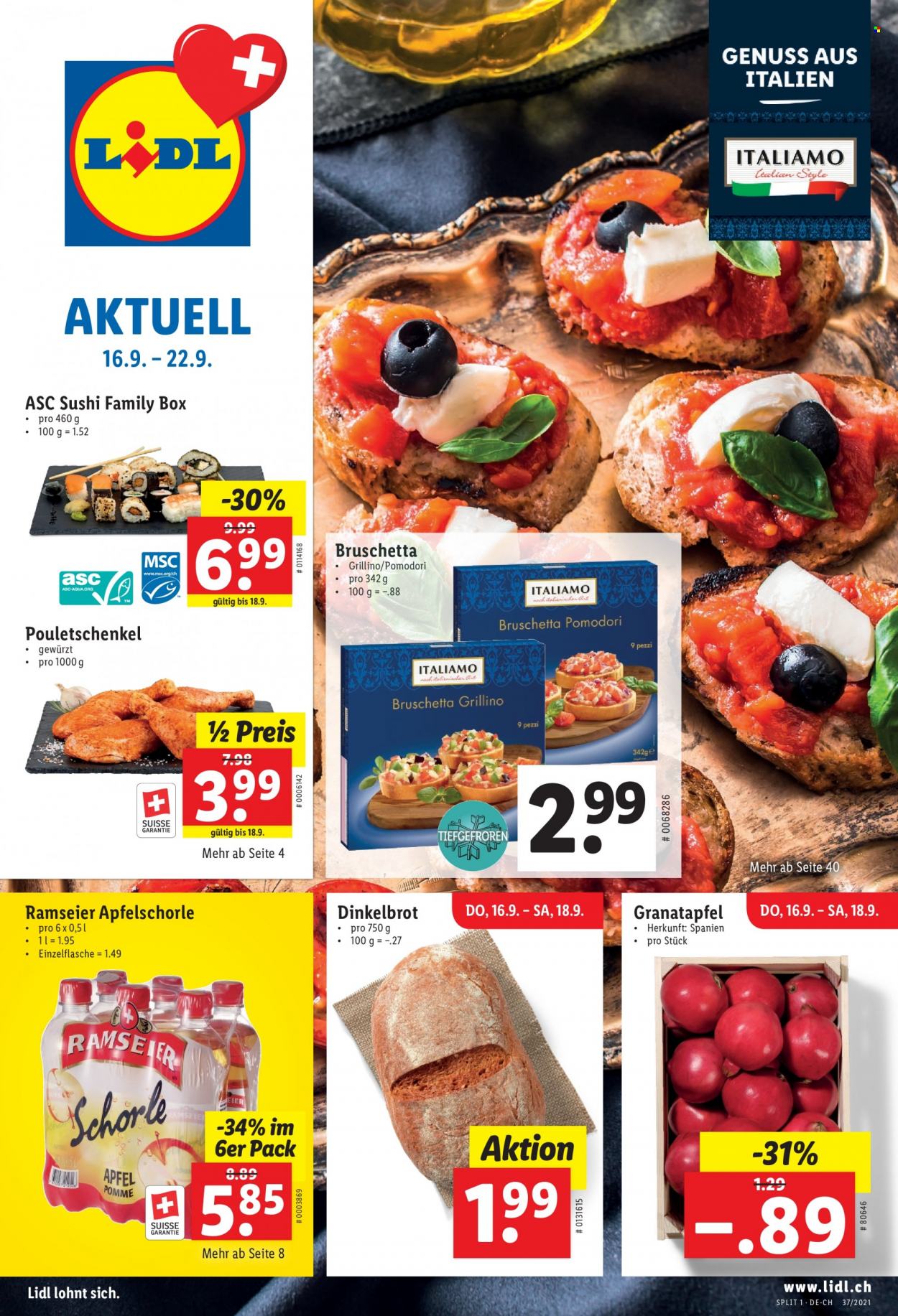 Prospekt Lidl - 16.9.2021 - 22.9.2021. Seite 1