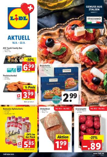 Volantino Lidl - 16.9.2021 - 22.9.2021.