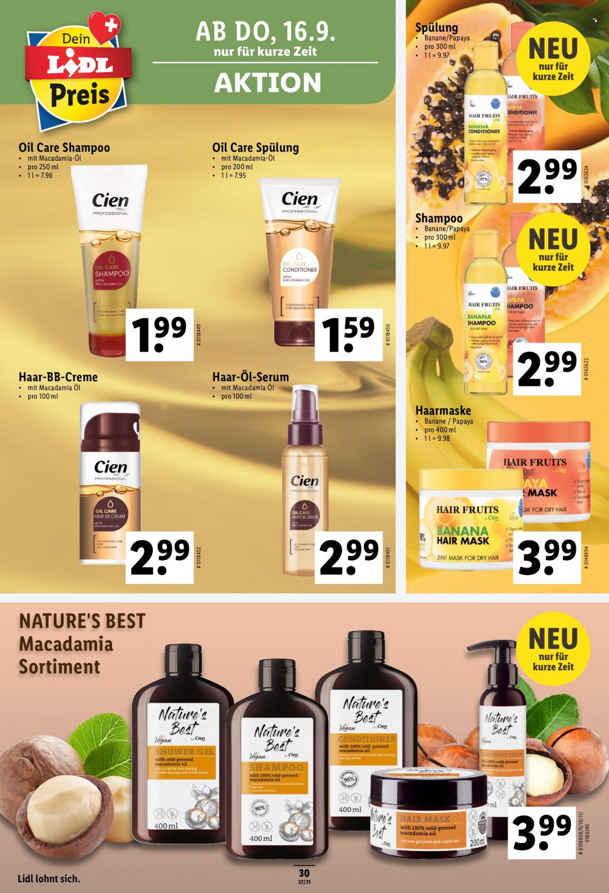 Prospekt Lidl - 16.9.2021 - 22.9.2021. Seite 30