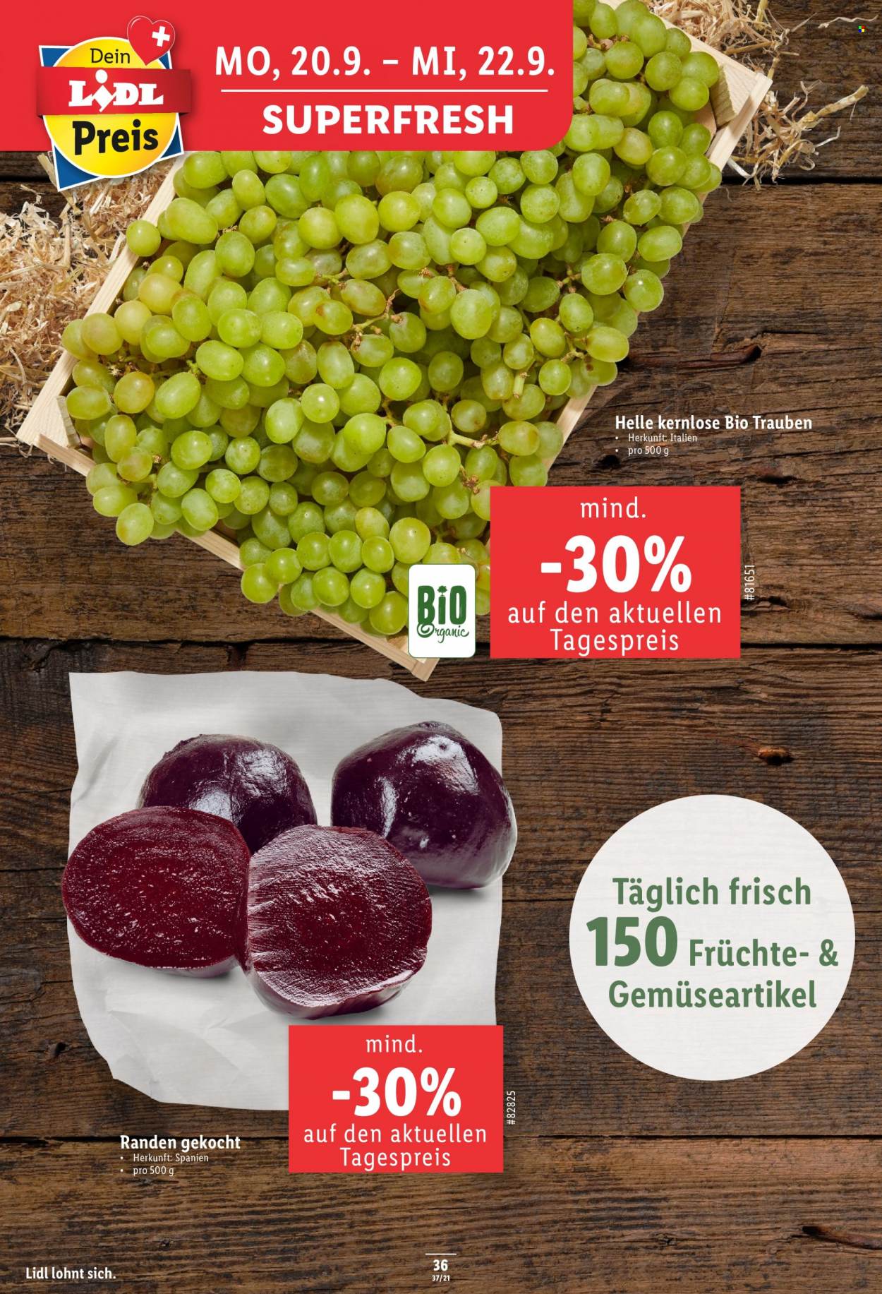 Prospekt Lidl - 16.9.2021 - 22.9.2021. Seite 36