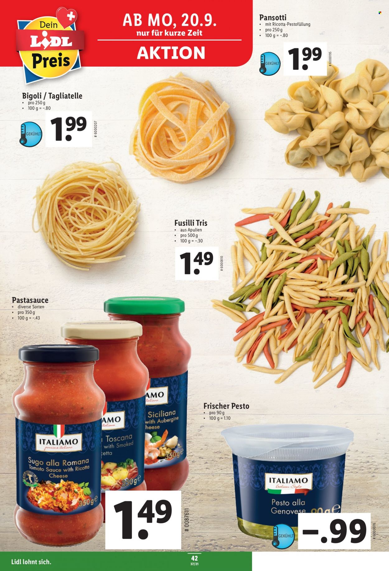 Prospekt Lidl - 16.9.2021 - 22.9.2021. Seite 42