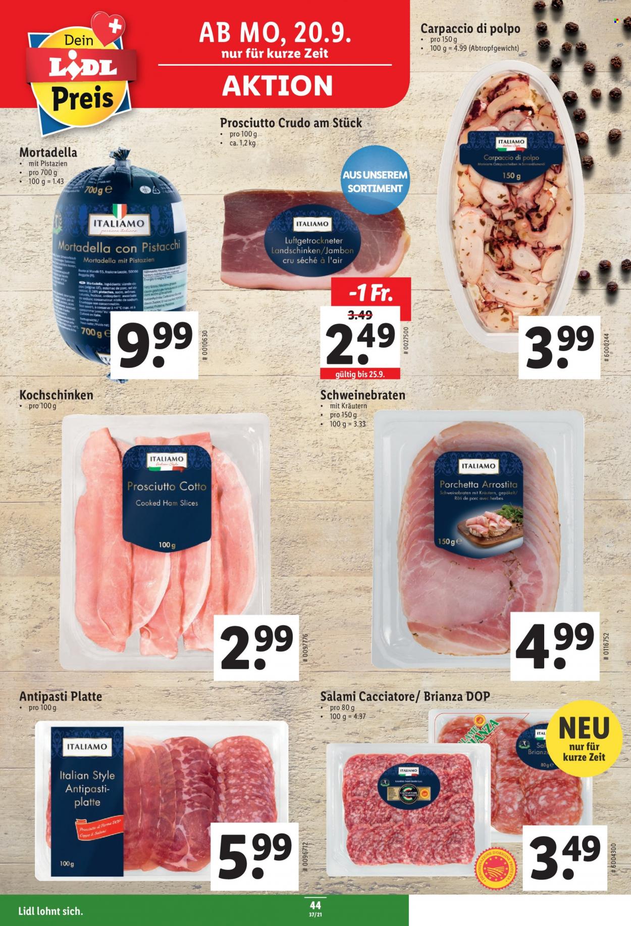 Prospekt Lidl - 16.9.2021 - 22.9.2021. Seite 44