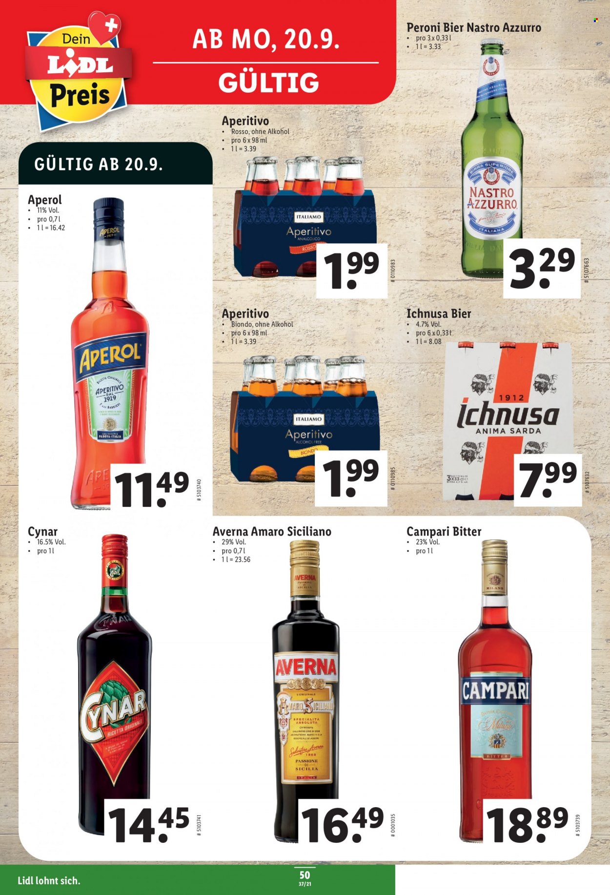 Prospekt Lidl - 16.9.2021 - 22.9.2021. Seite 50