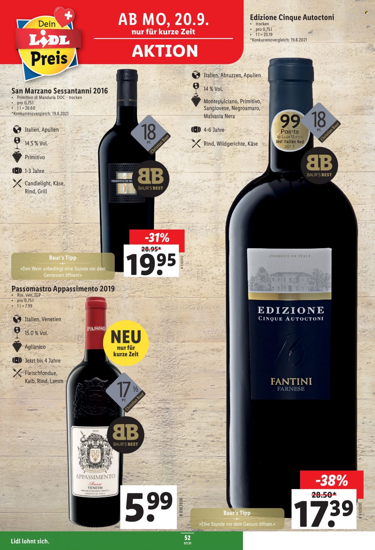 Prospekt Lidl - 16.9.2021 - 22.9.2021. Seite 52
