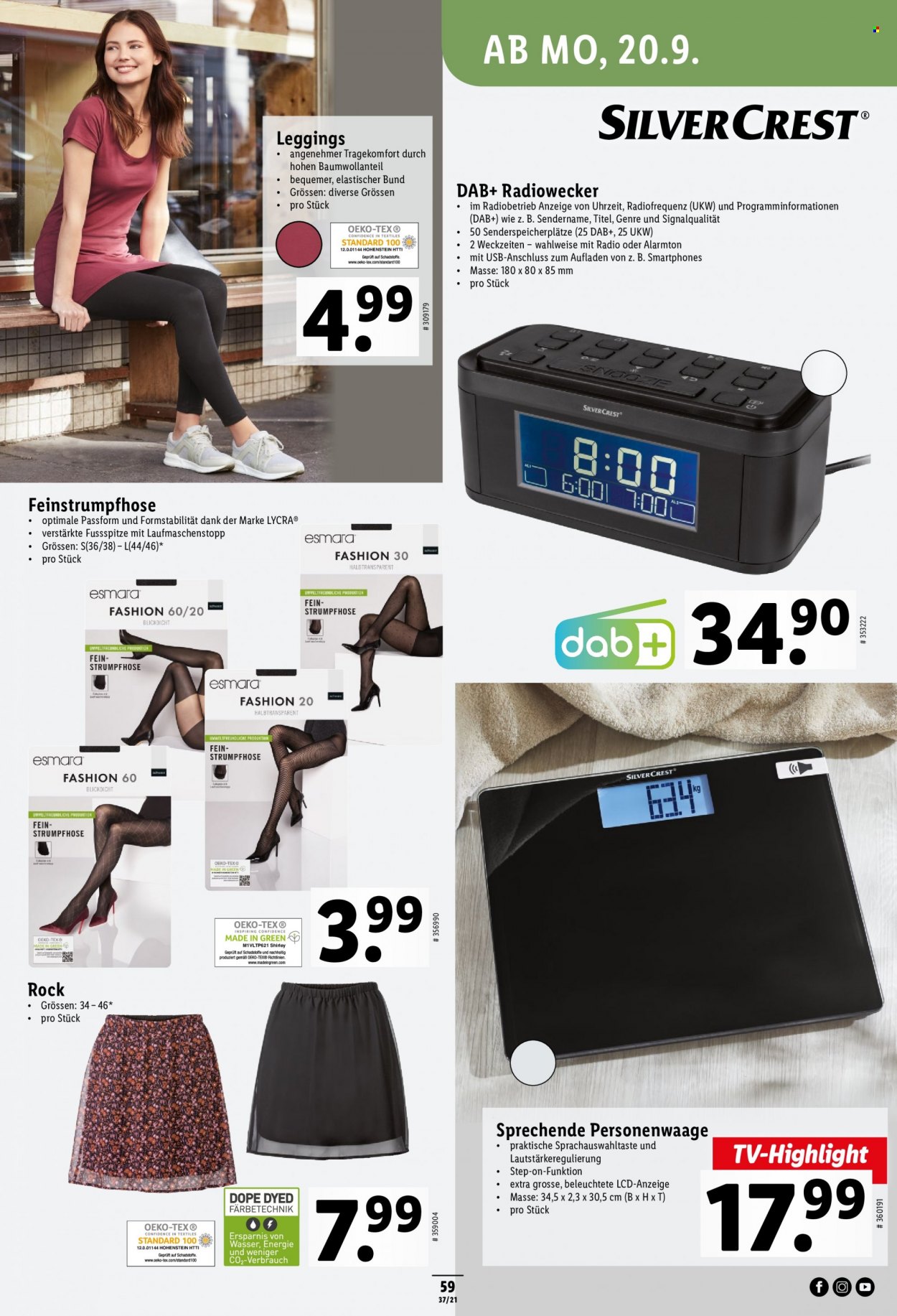 Prospekt Lidl - 16.9.2021 - 22.9.2021. Seite 59
