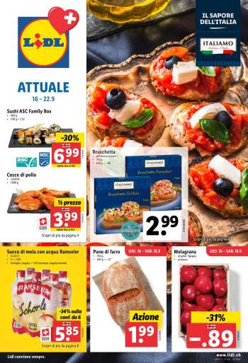 Volantino Lidl - 16.9.2021 - 22.9.2021.