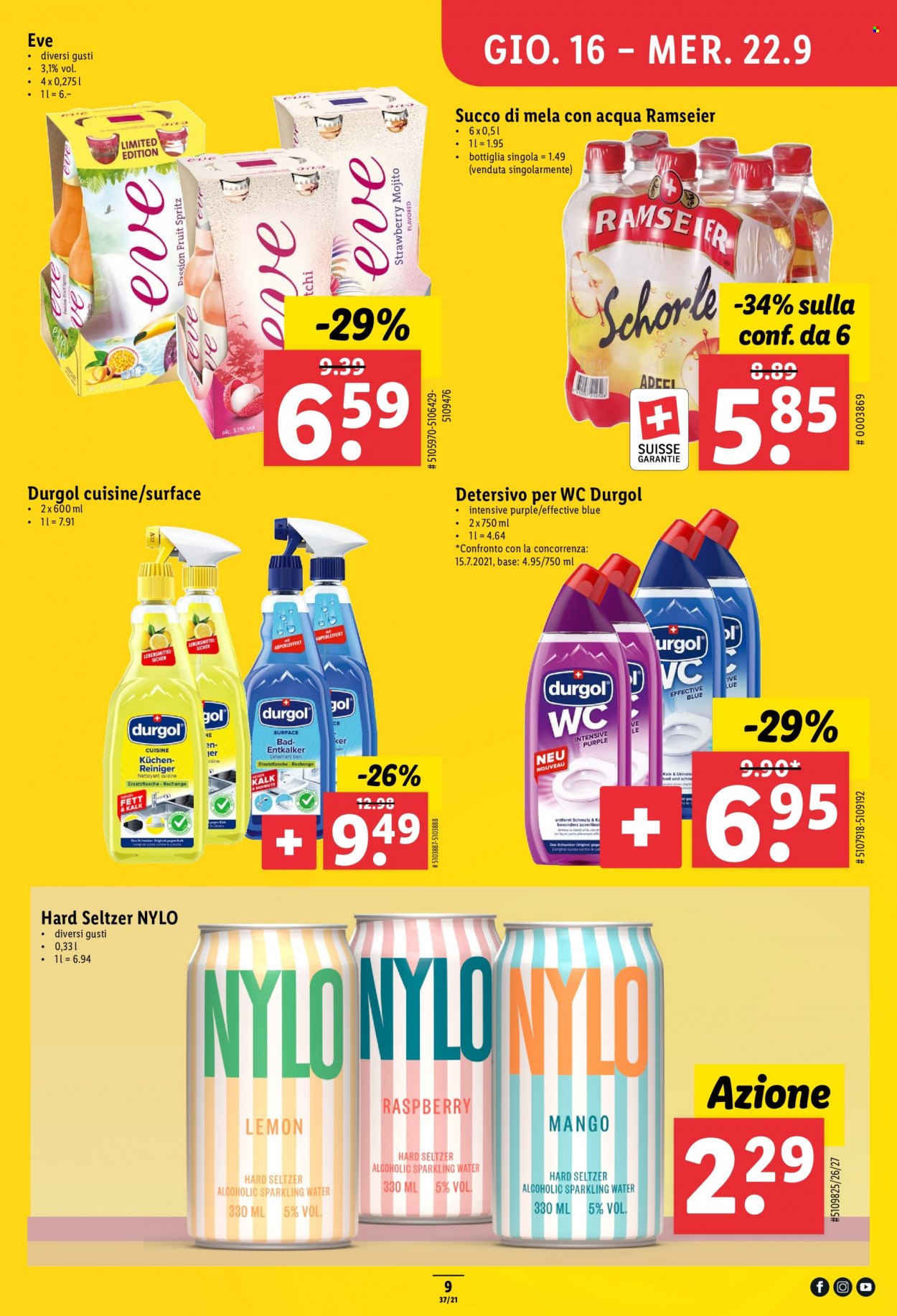 Prospekt Lidl - 16.9.2021 - 22.9.2021. Seite 9