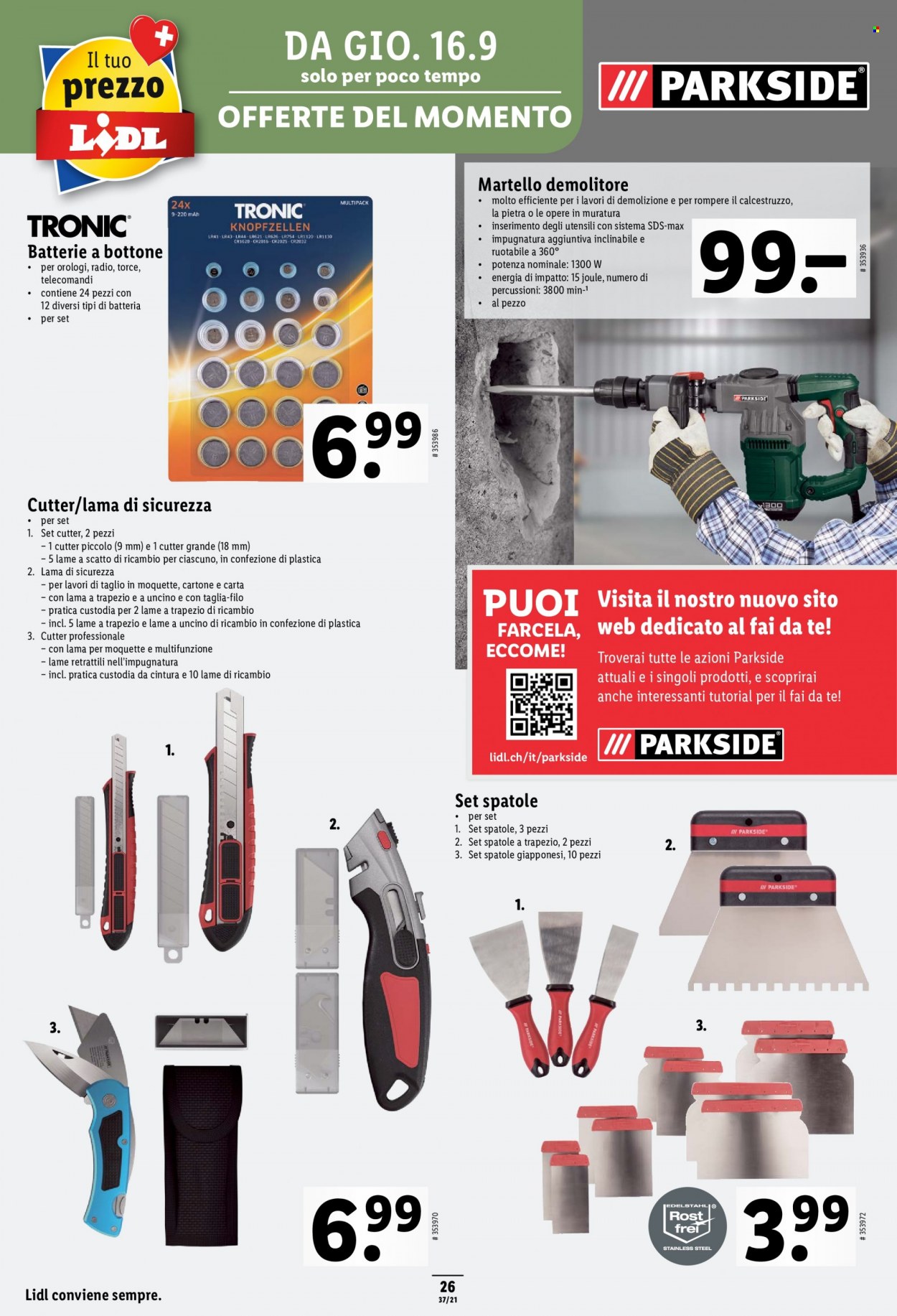 Prospekt Lidl - 16.9.2021 - 22.9.2021. Seite 26