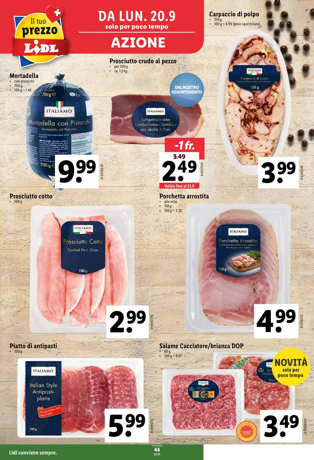 Prospekt Lidl - 16.9.2021 - 22.9.2021. Seite 44