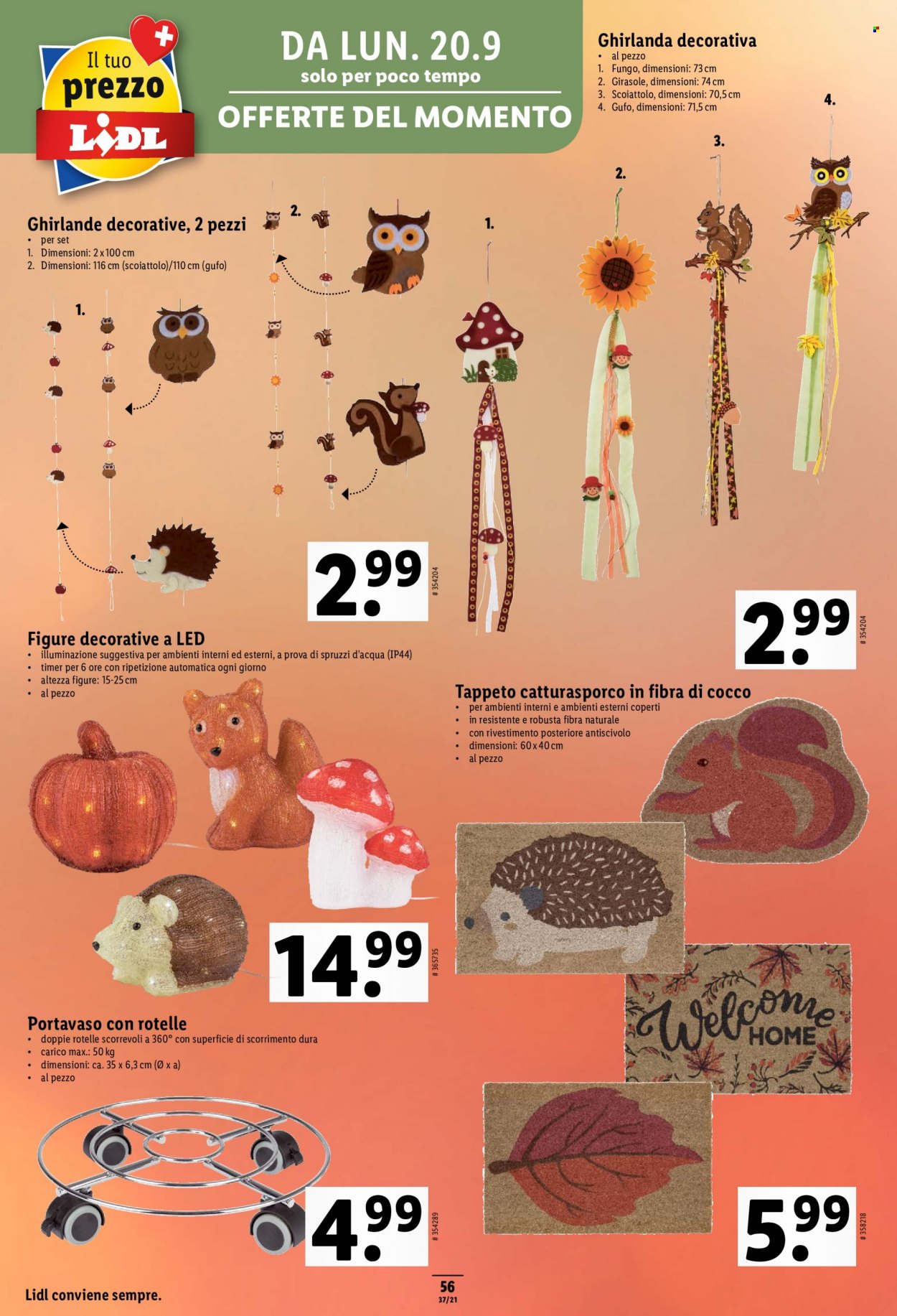 Prospekt Lidl - 16.9.2021 - 22.9.2021. Seite 56