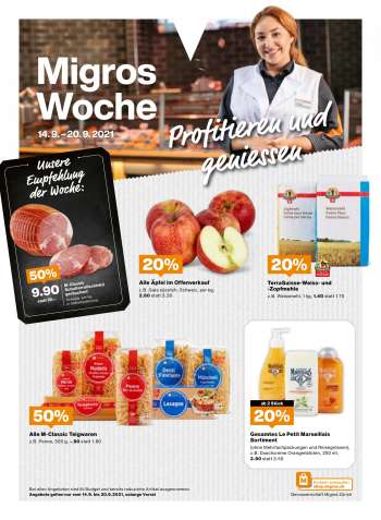 Catalogue Migros - 14.9.2021 - 20.9.2021.