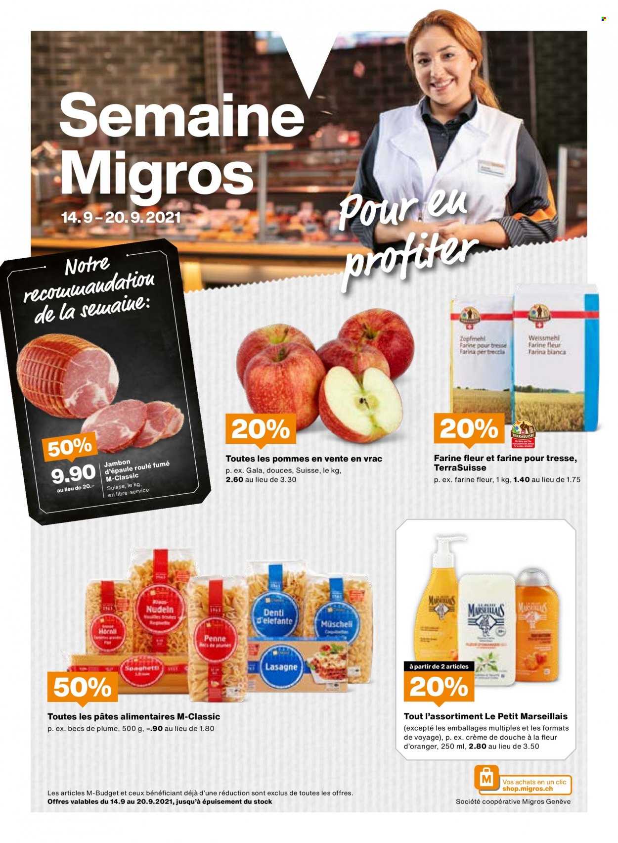 Catalogue Migros - 14.9.2021 - 20.9.2021. Page 1