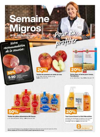 Catalogue Migros - 14.9.2021 - 20.9.2021.
