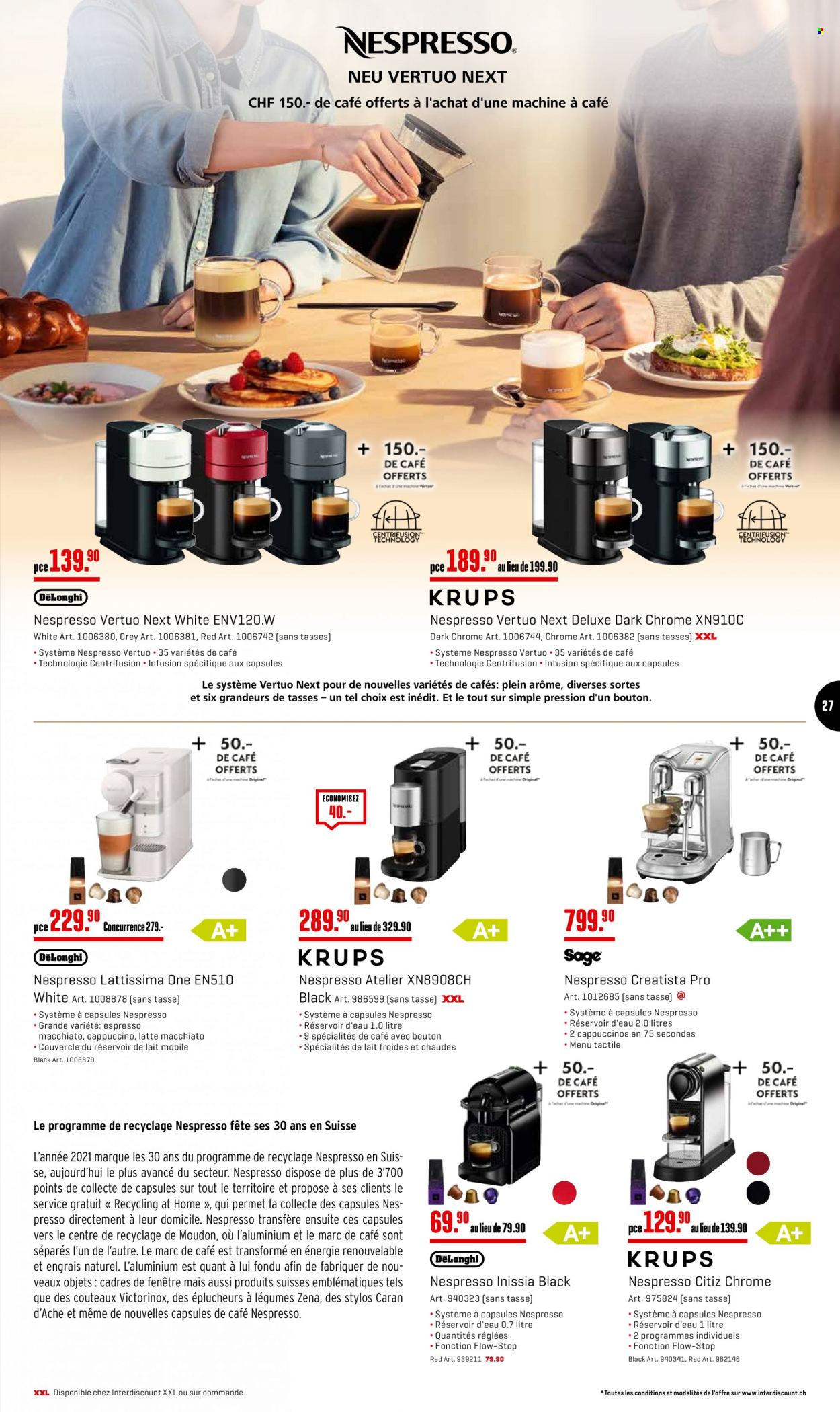 Volantino Interdiscount - 13.9.2021 - 26.9.2021. Pagina 27
