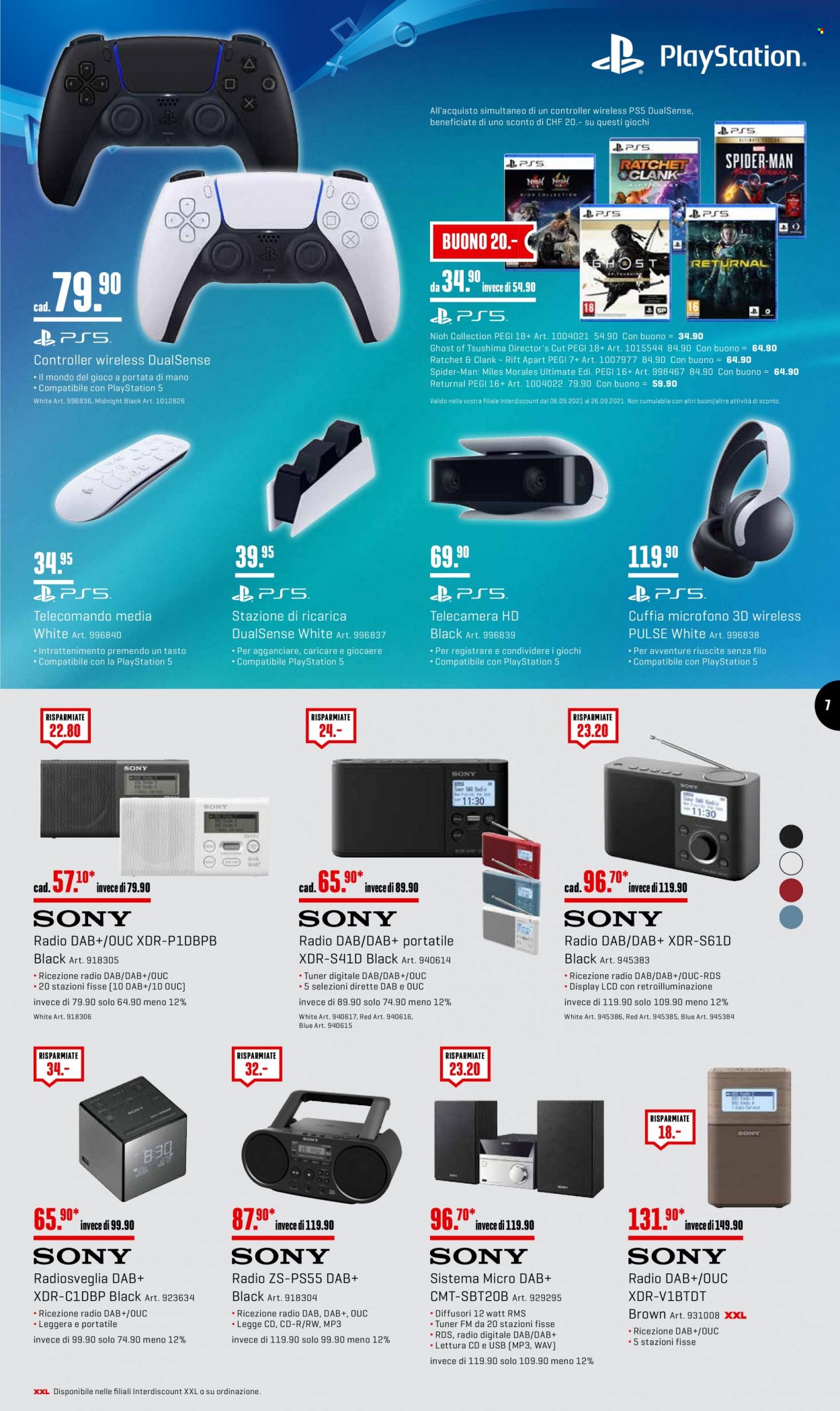 Volantino Interdiscount - 13.9.2021 - 26.9.2021. Pagina 7