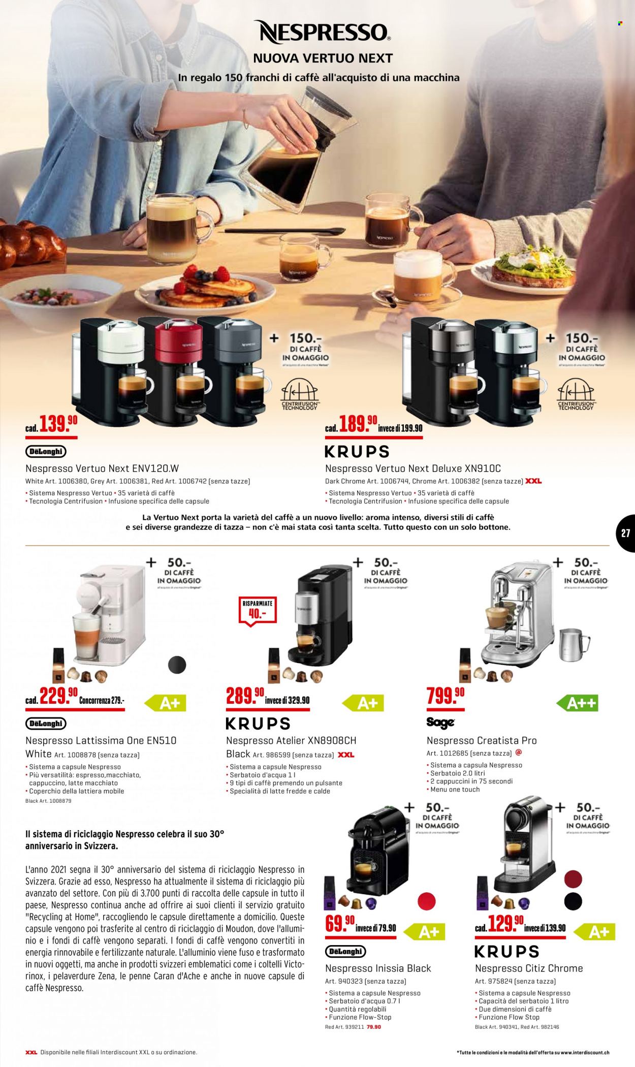 Volantino Interdiscount - 13.9.2021 - 26.9.2021. Pagina 27