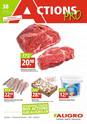 Volantino ALIGRO - 20.9.2021 - 25.9.2021.