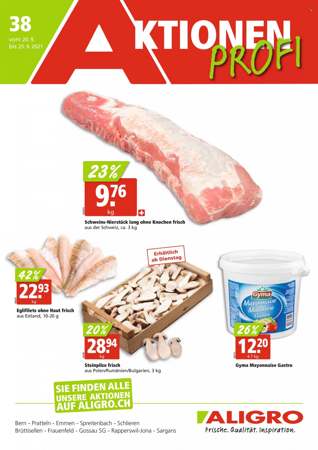 Volantino ALIGRO - 20.9.2021 - 25.9.2021. Pagina 1