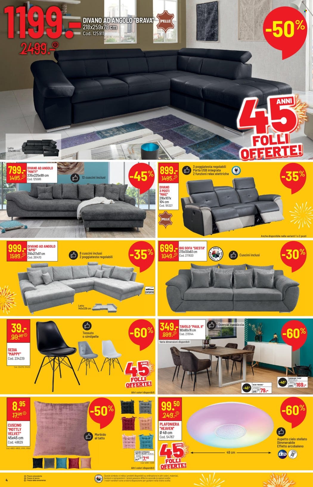 Volantino Conforama - 14.9.2021 - 27.9.2021. Pagina 4