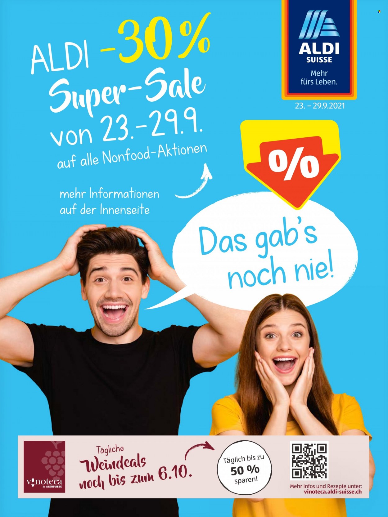 Volantino Aldi - 23.9.2021 - 29.9.2021. Pagina 1