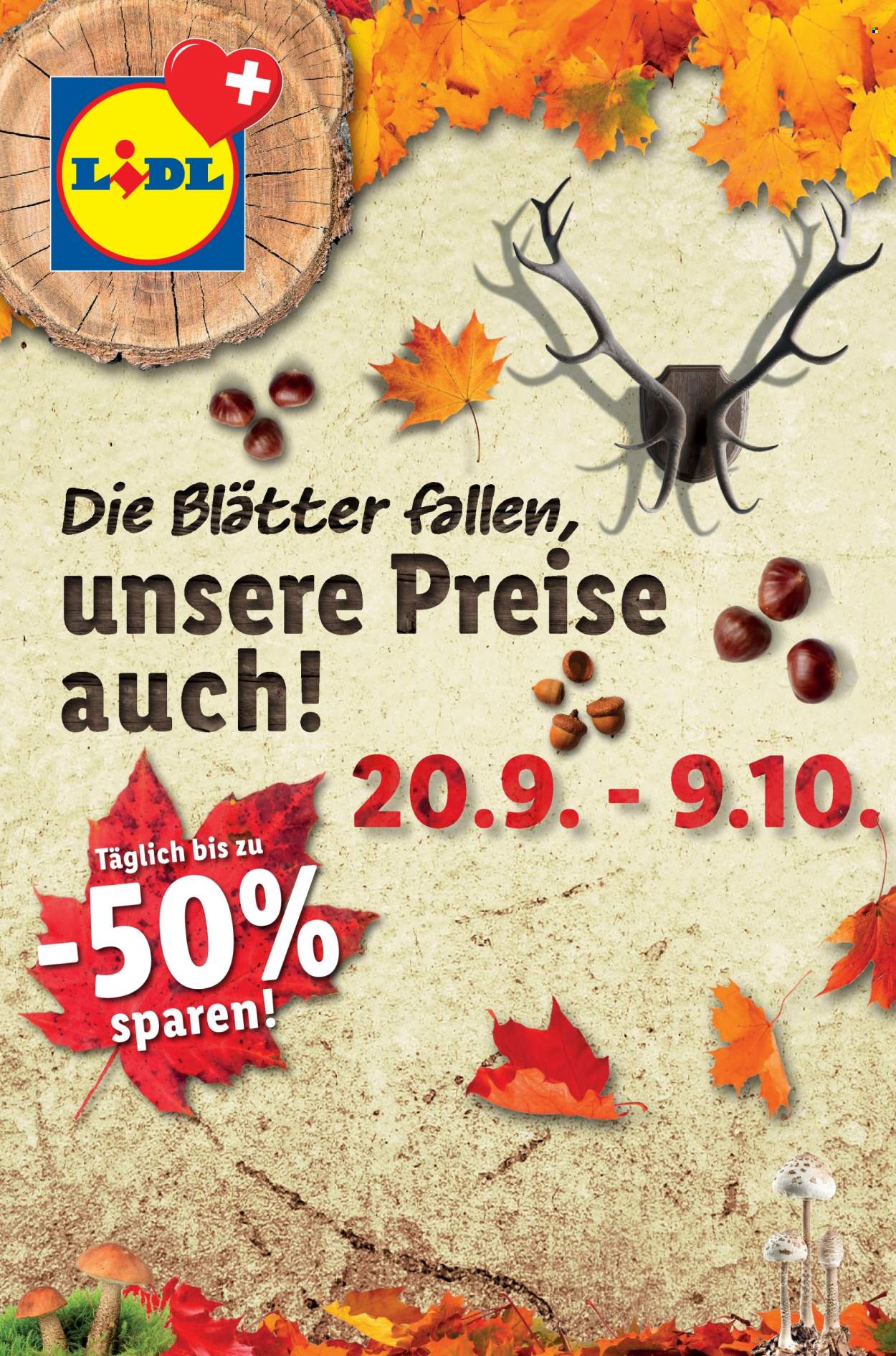 Prospekt Lidl - 20.9.2021 - 9.10.2021. Seite 1