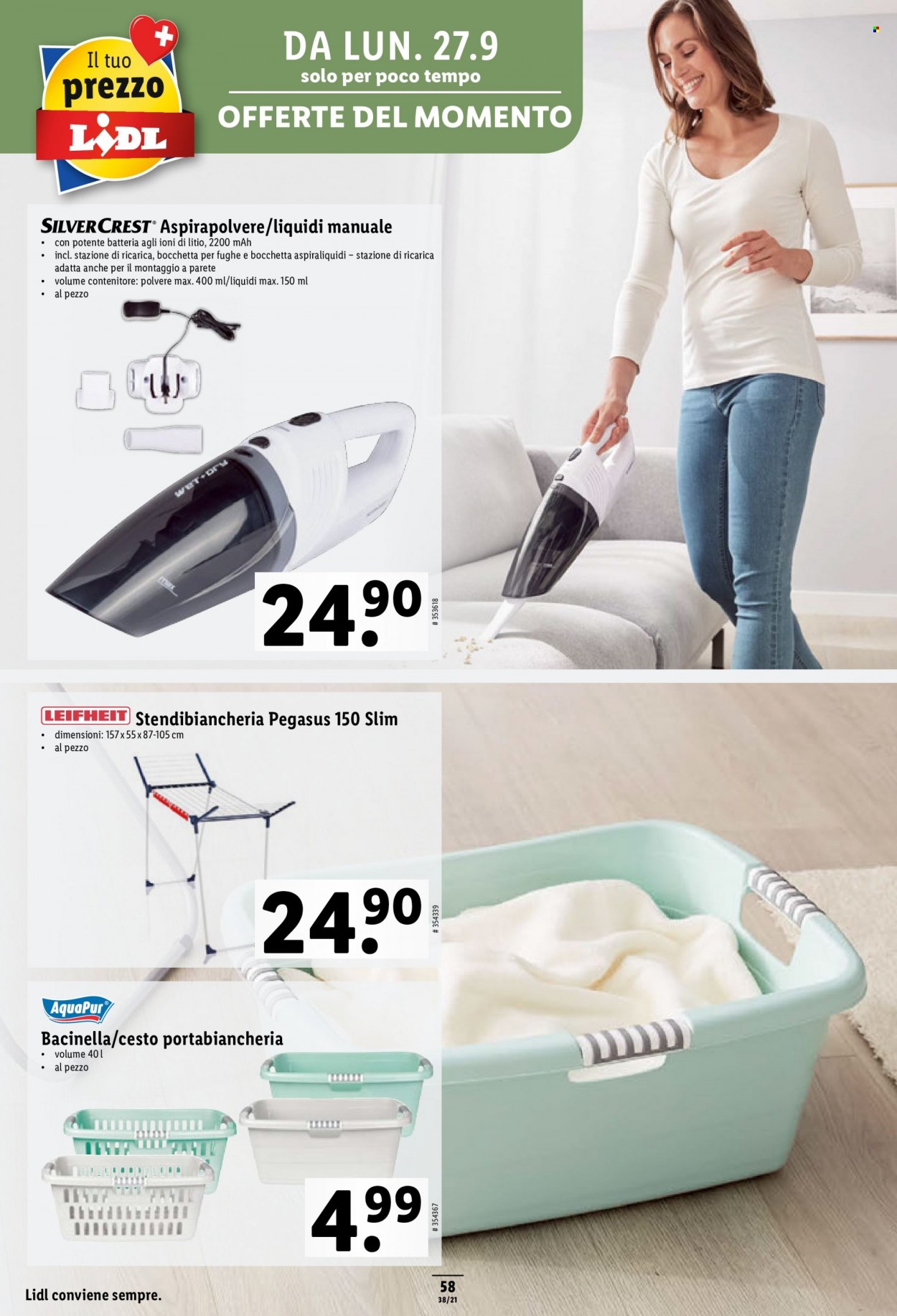 Prospekt Lidl - 23.9.2021 - 29.9.2021. Seite 58