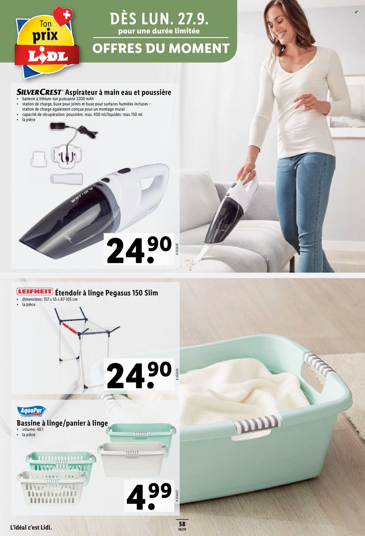 Prospekt Lidl - 23.9.2021 - 29.9.2021. Seite 58