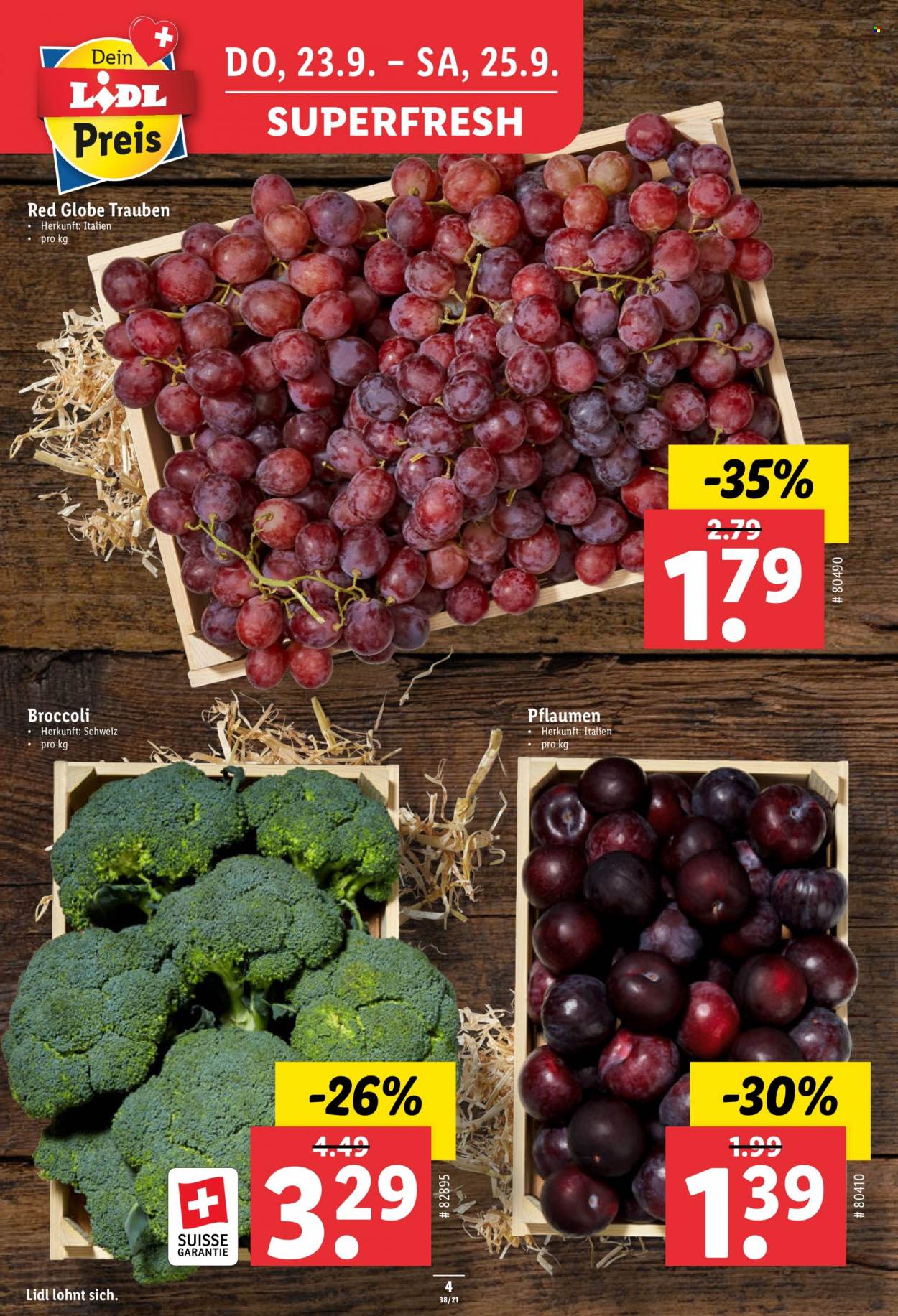Prospekt Lidl - 23.9.2021 - 29.9.2021. Seite 4