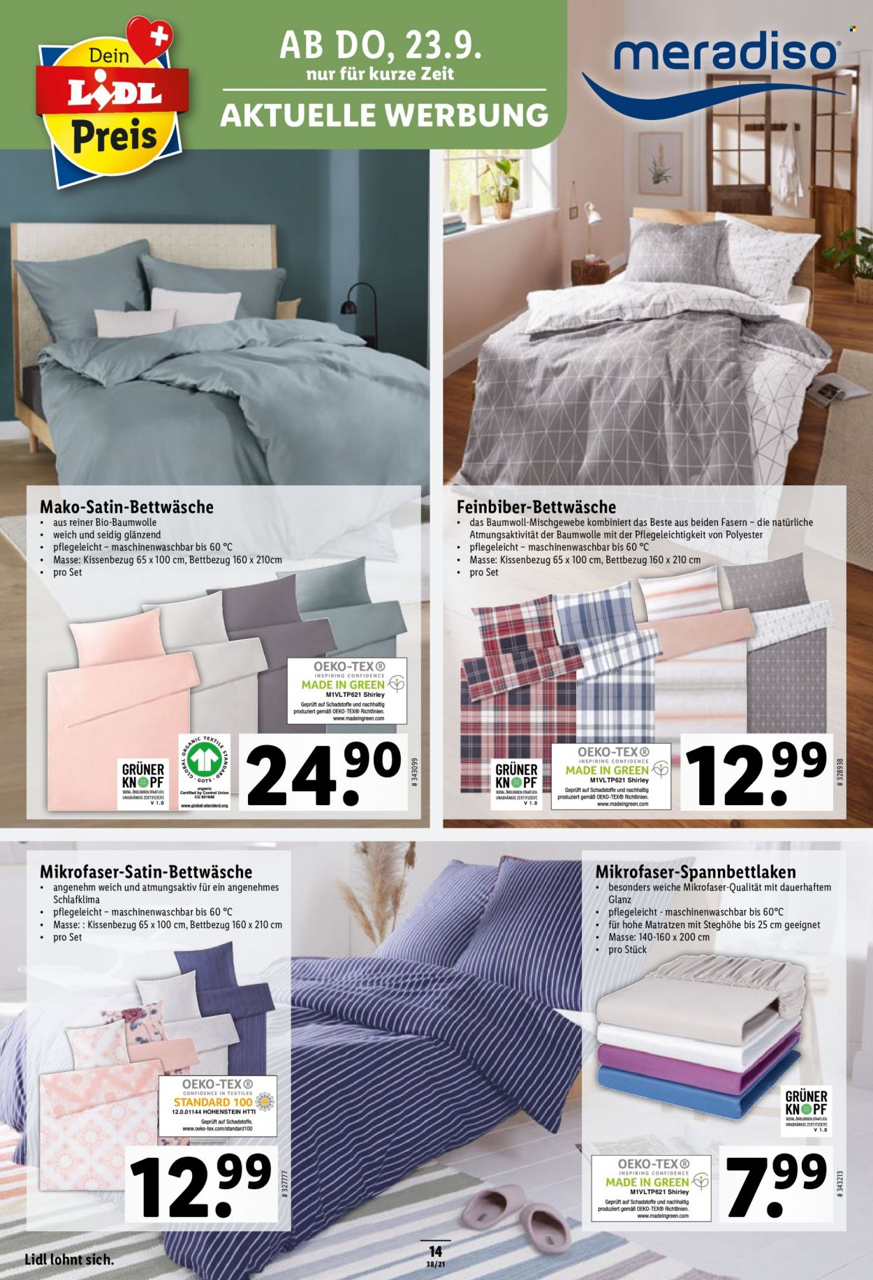Prospekt Lidl - 23.9.2021 - 29.9.2021. Seite 14