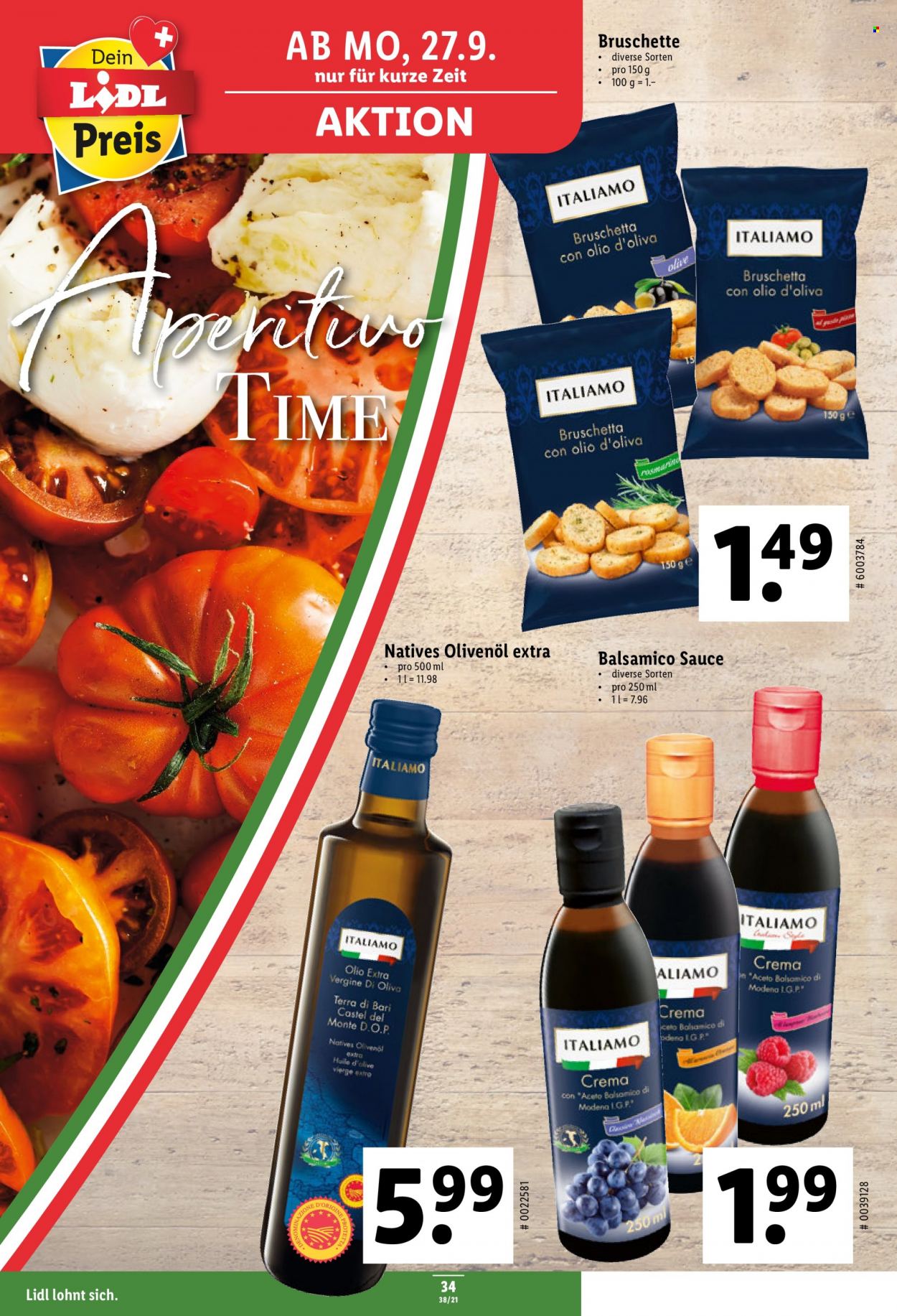 Prospekt Lidl - 23.9.2021 - 29.9.2021. Seite 34