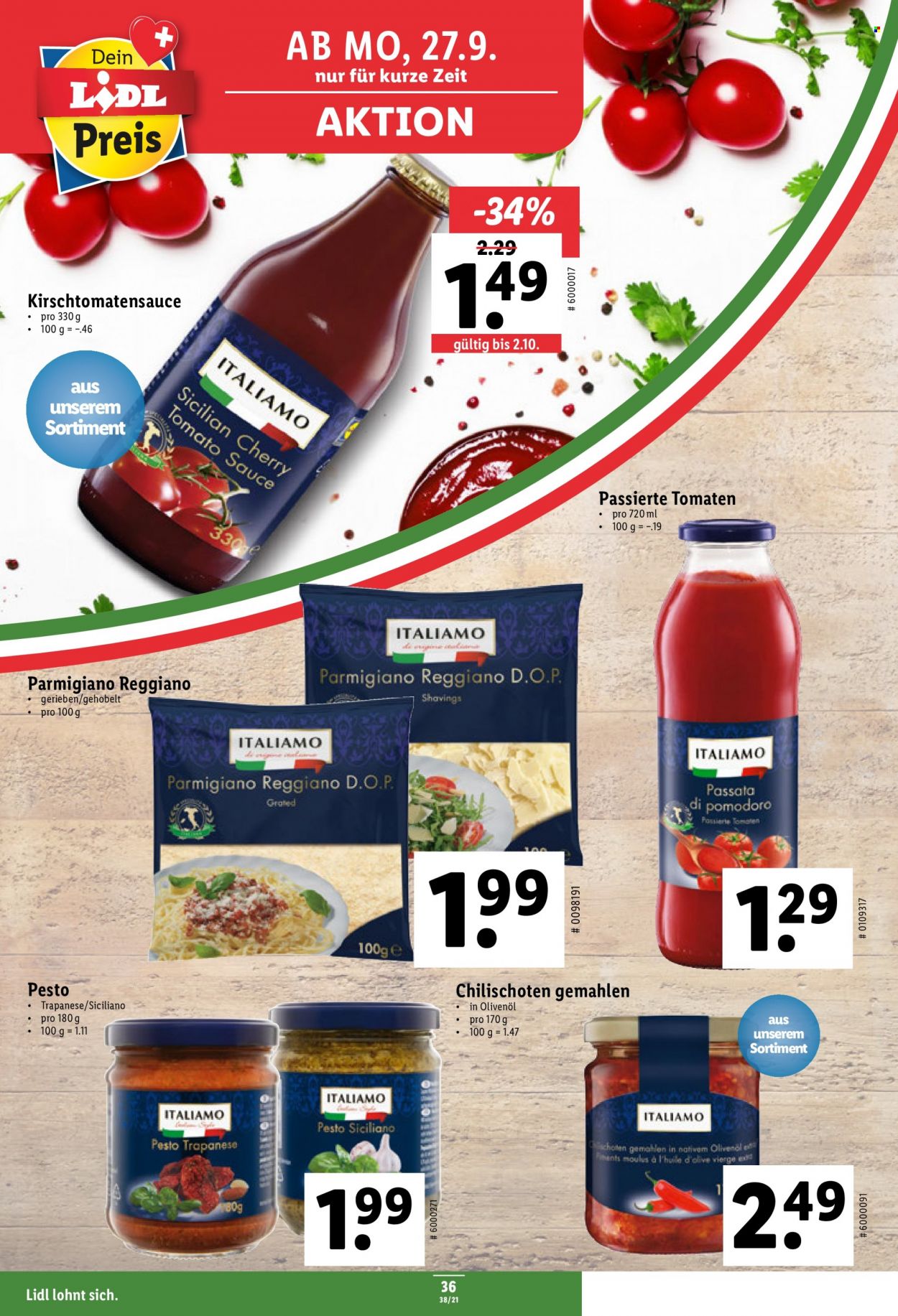 Prospekt Lidl - 23.9.2021 - 29.9.2021. Seite 36